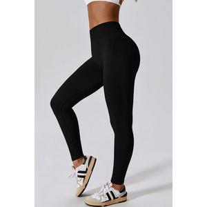 Wide Waistband Slim Fit Long Sports Leggings