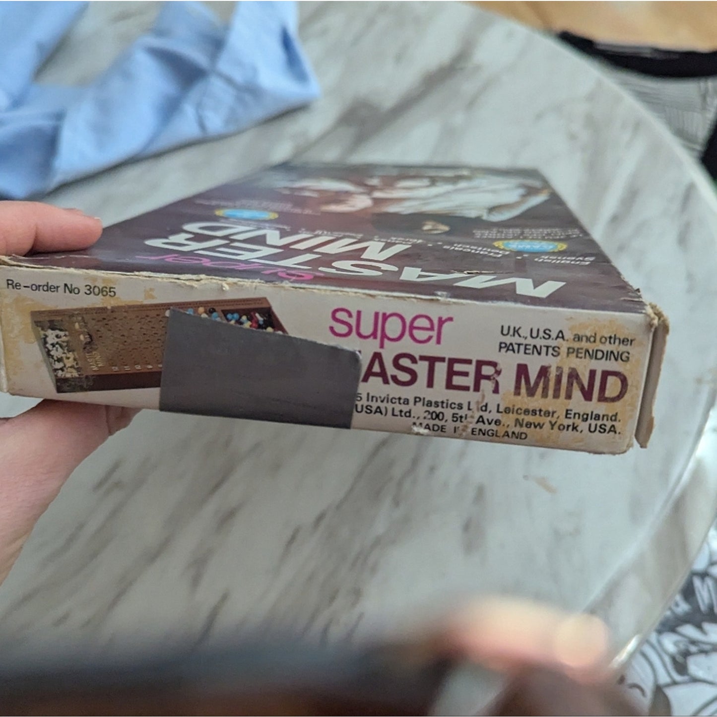 Vintage Invicta Super Master Mind Game 1970s Strategy Logic Game Complete #E