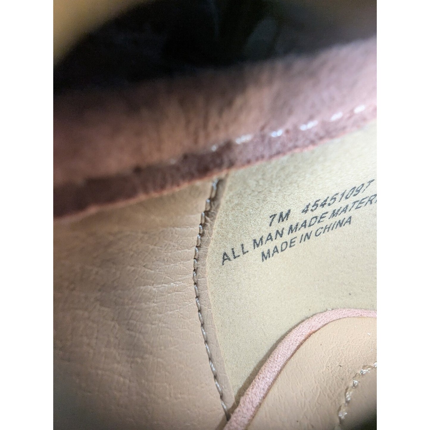 Comfort Est 1980 Womens Loafers 7M Blush Pink Faux Suede Rhinestone Flats