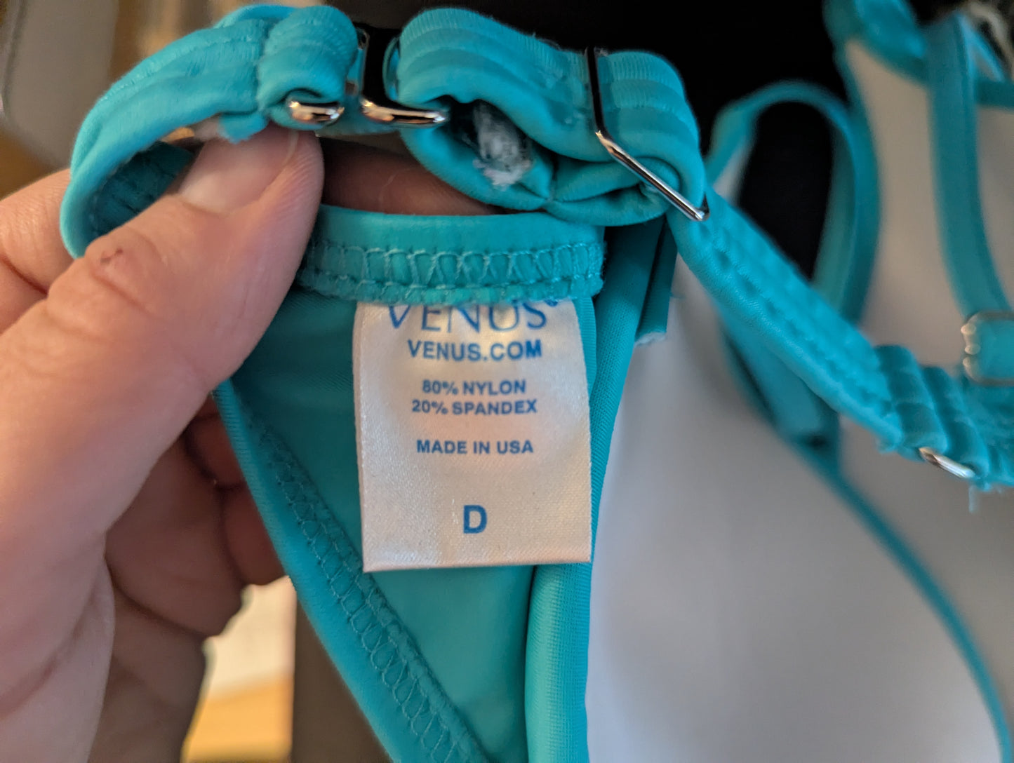 Venus 34D Tiffany blue bikini top
