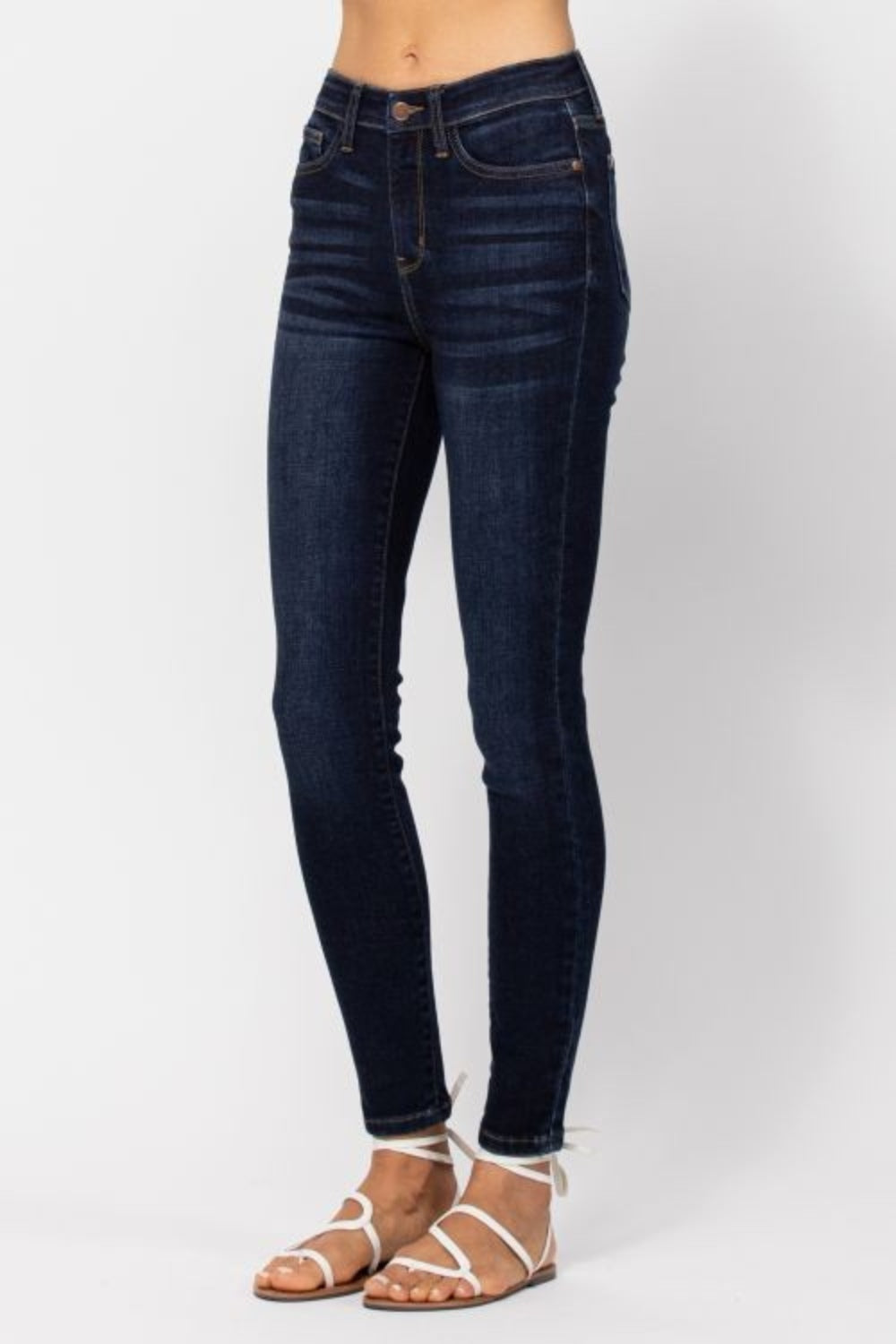 Judy Blue, High Waist, Skinny Jeans. Inseam 29" - Scarlett's Riverside Boutique