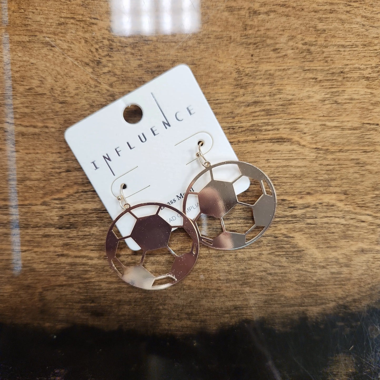 Soccer Earrings - Scarlett's Riverside Boutique