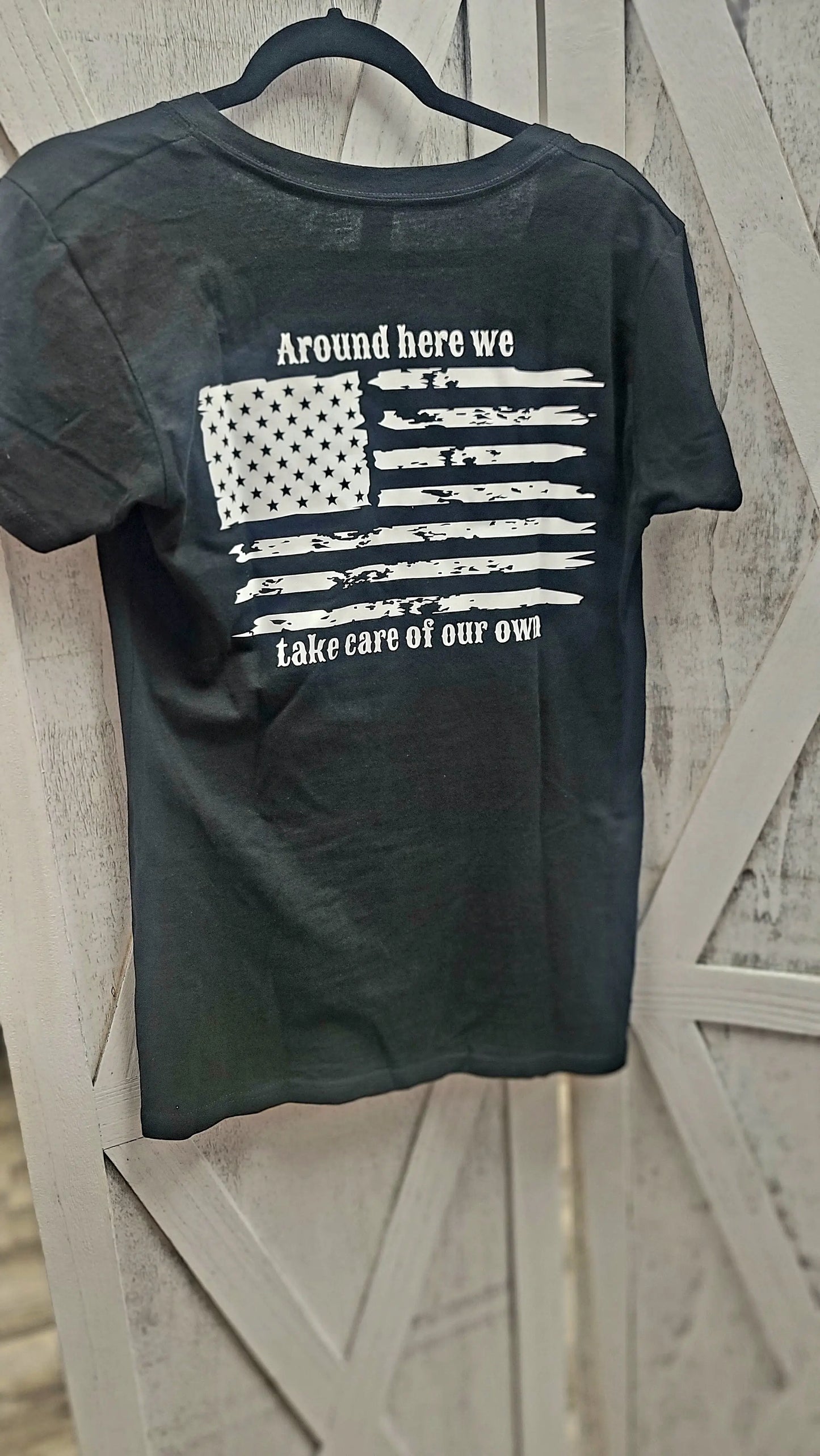 small town custom tee - Scarlett's Riverside Boutique
