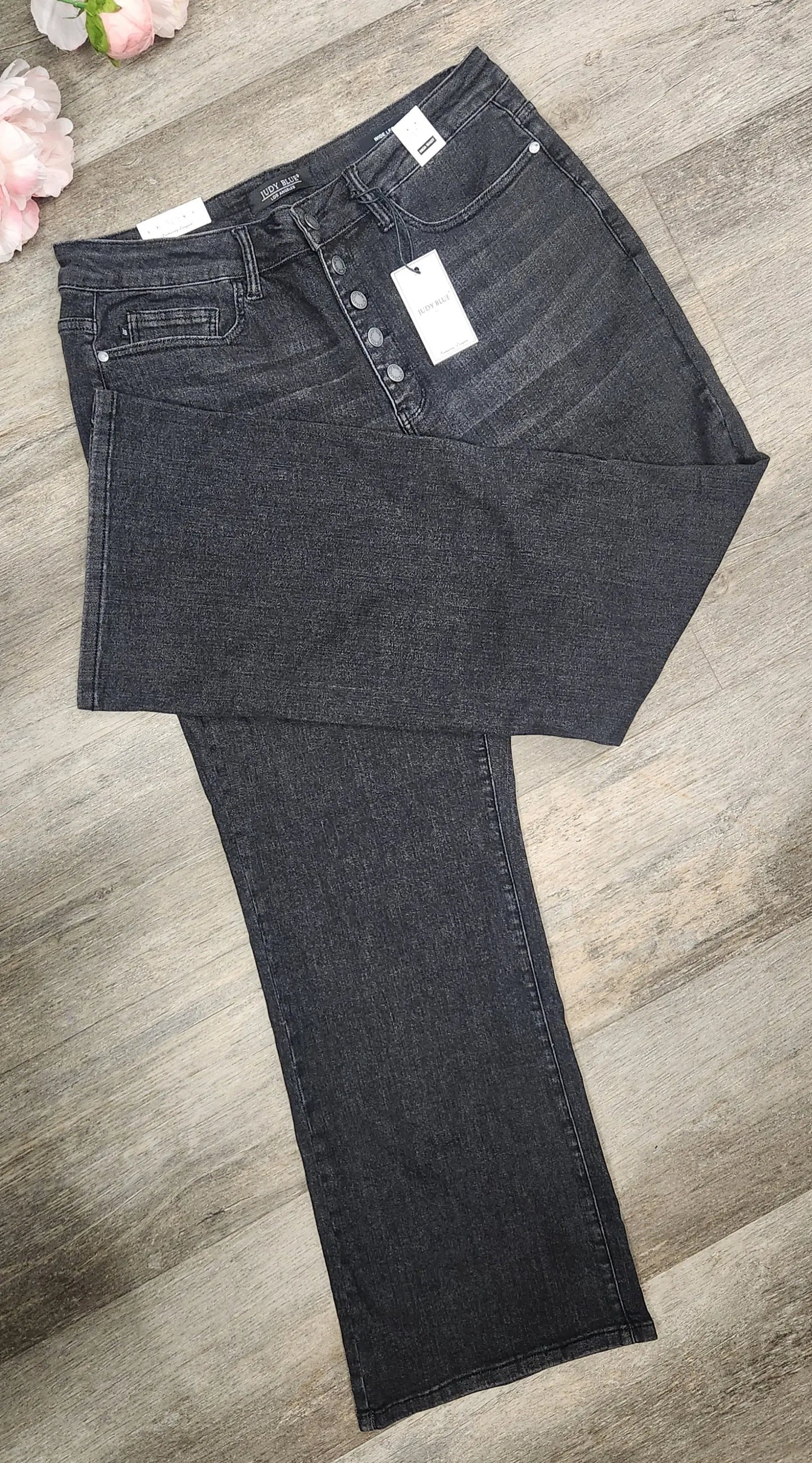 JUDY BLUE High Waist Wide Leg RS 47 NWT - Scarlett's Riverside Boutique