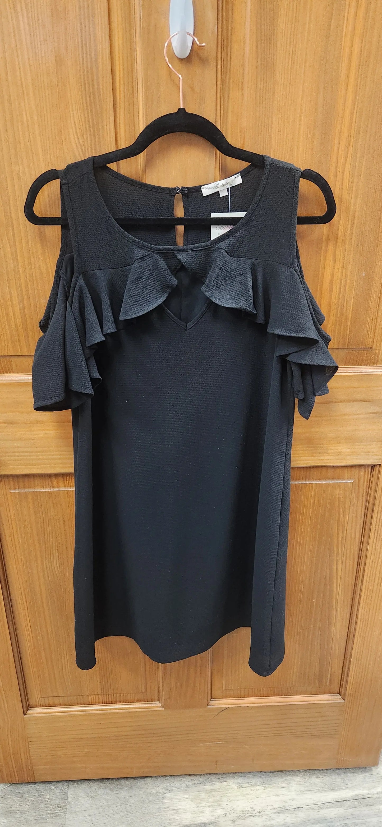 Black Cold Shoulder Dress. Size S. RS 2 - Scarlett's Riverside Boutique