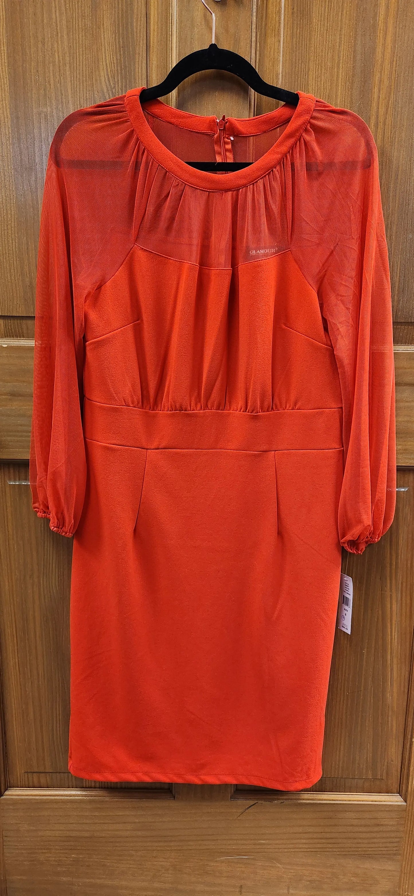 Nwts, poppy Red Dress. Size 8. RS 19 - Scarlett's Riverside Boutique