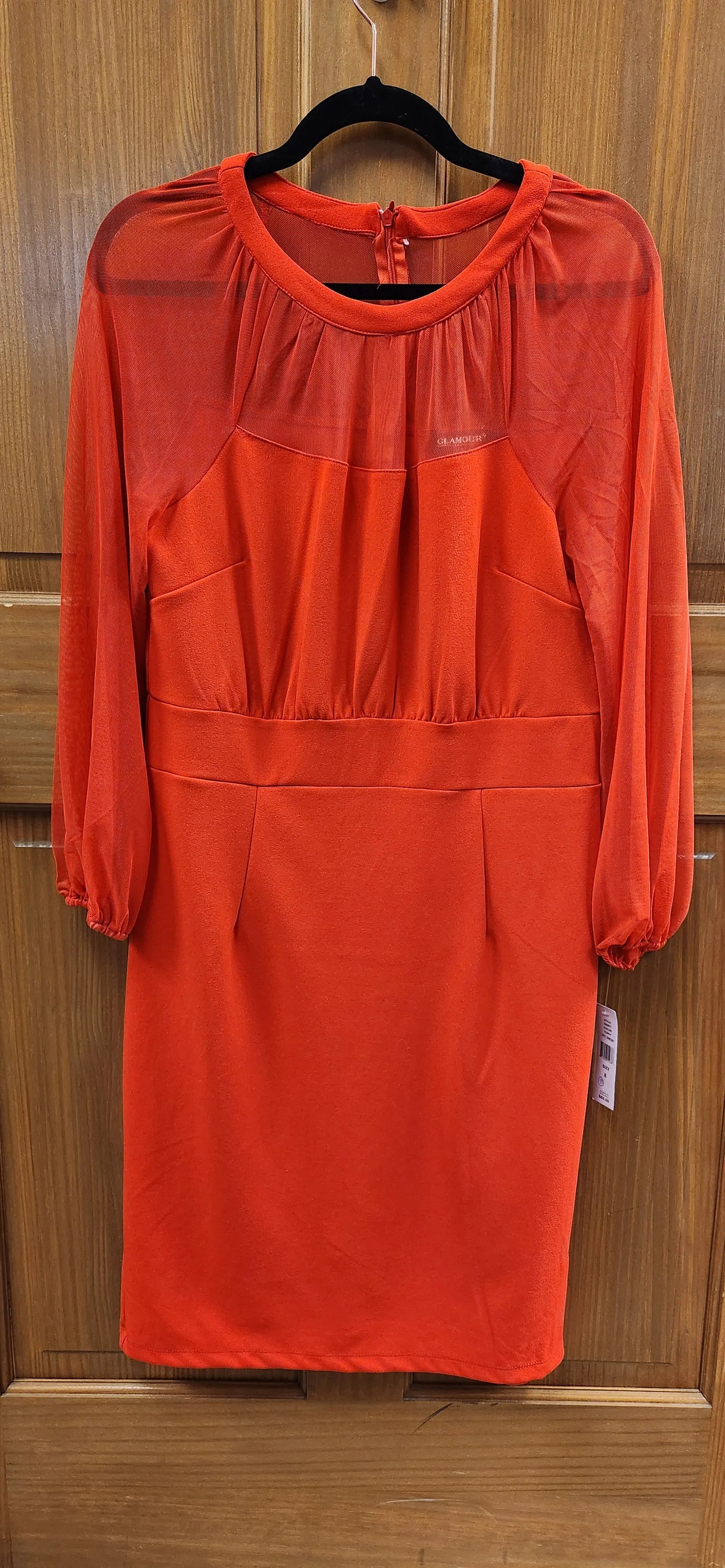 Nwts, poppy Red Dress. Size 8. RS 19 - Scarlett's Riverside Boutique