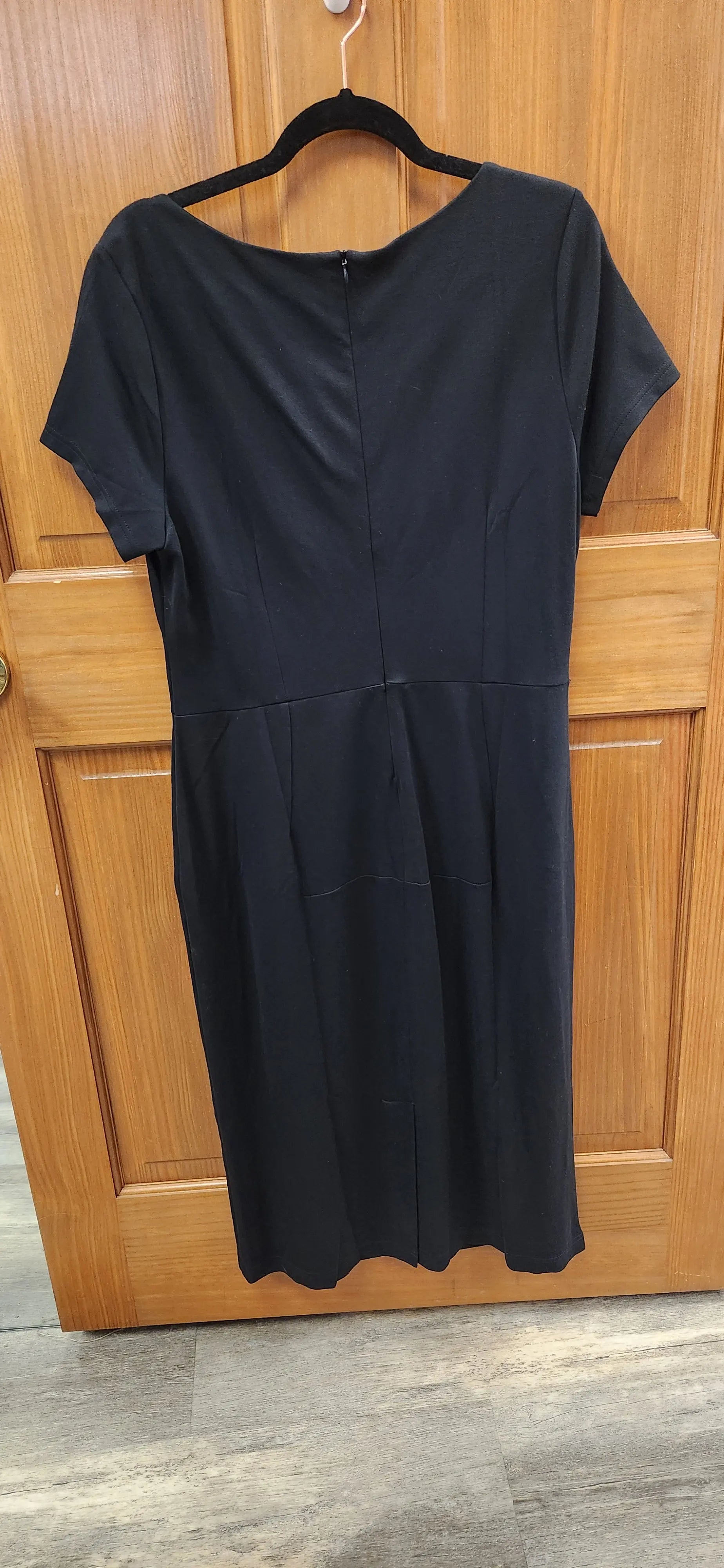 Short Sleeve Black Dress RS 35 - Scarlett's Riverside Boutique