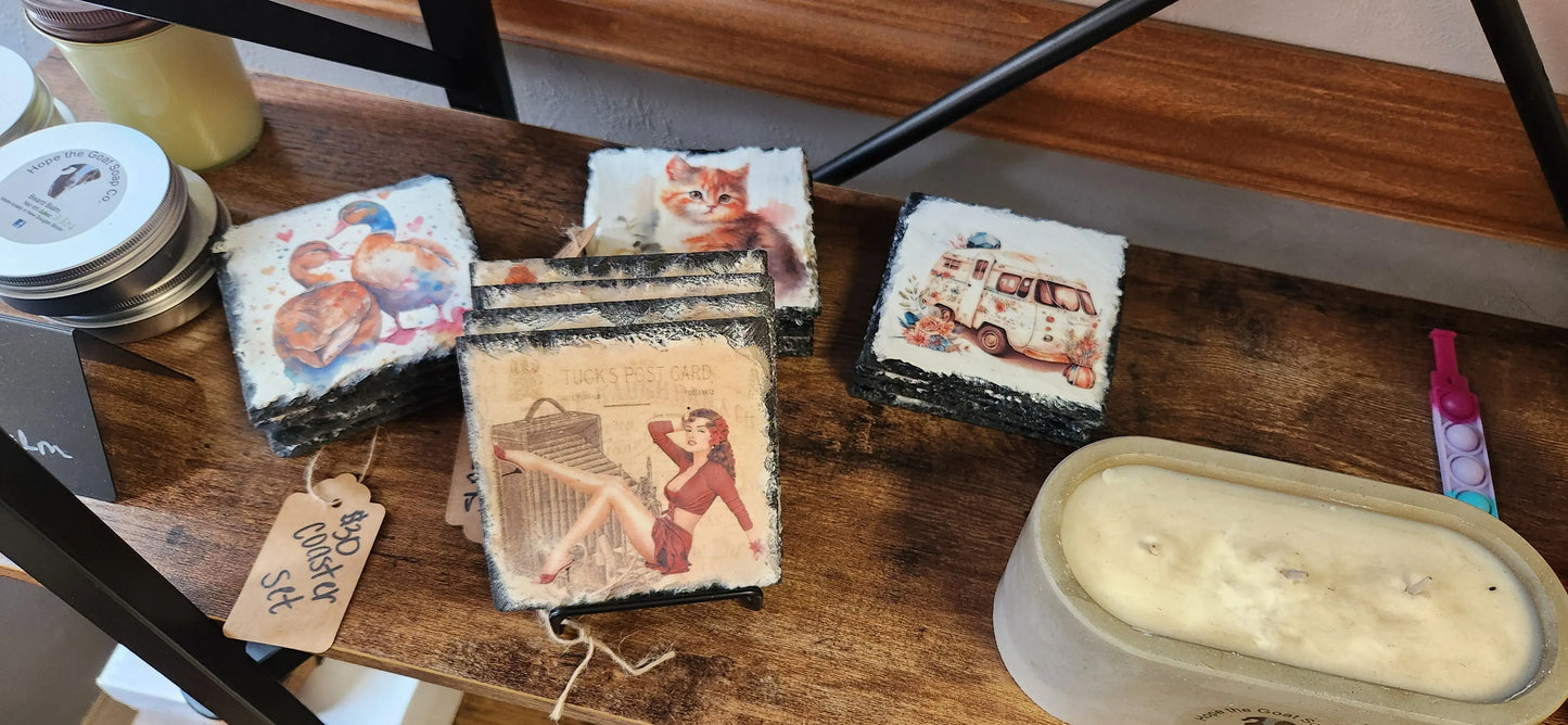 Slate Coasters - Scarlett's Riverside Boutique