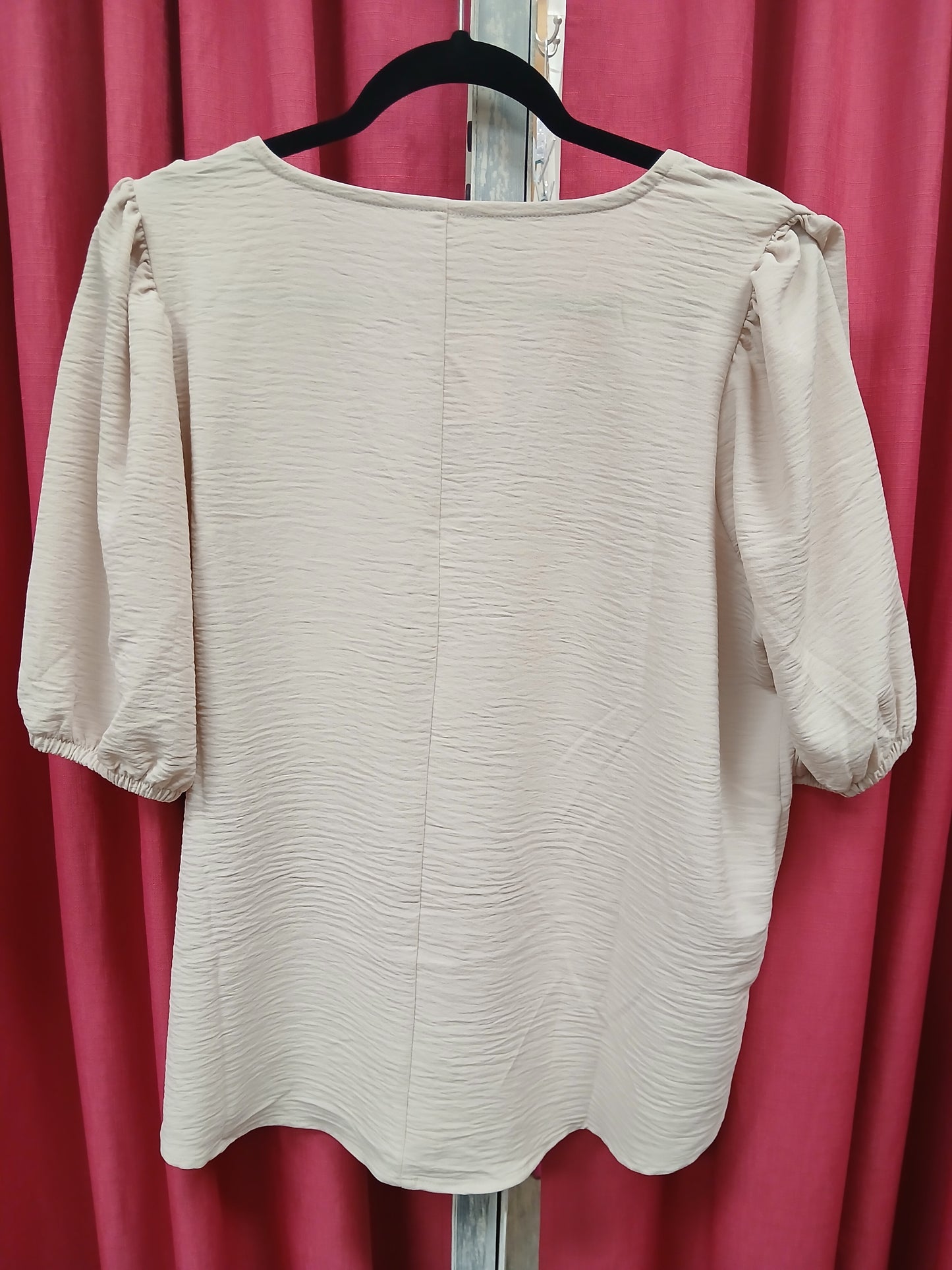 Beige Flow Blouse - Scarlett's Riverside Boutique