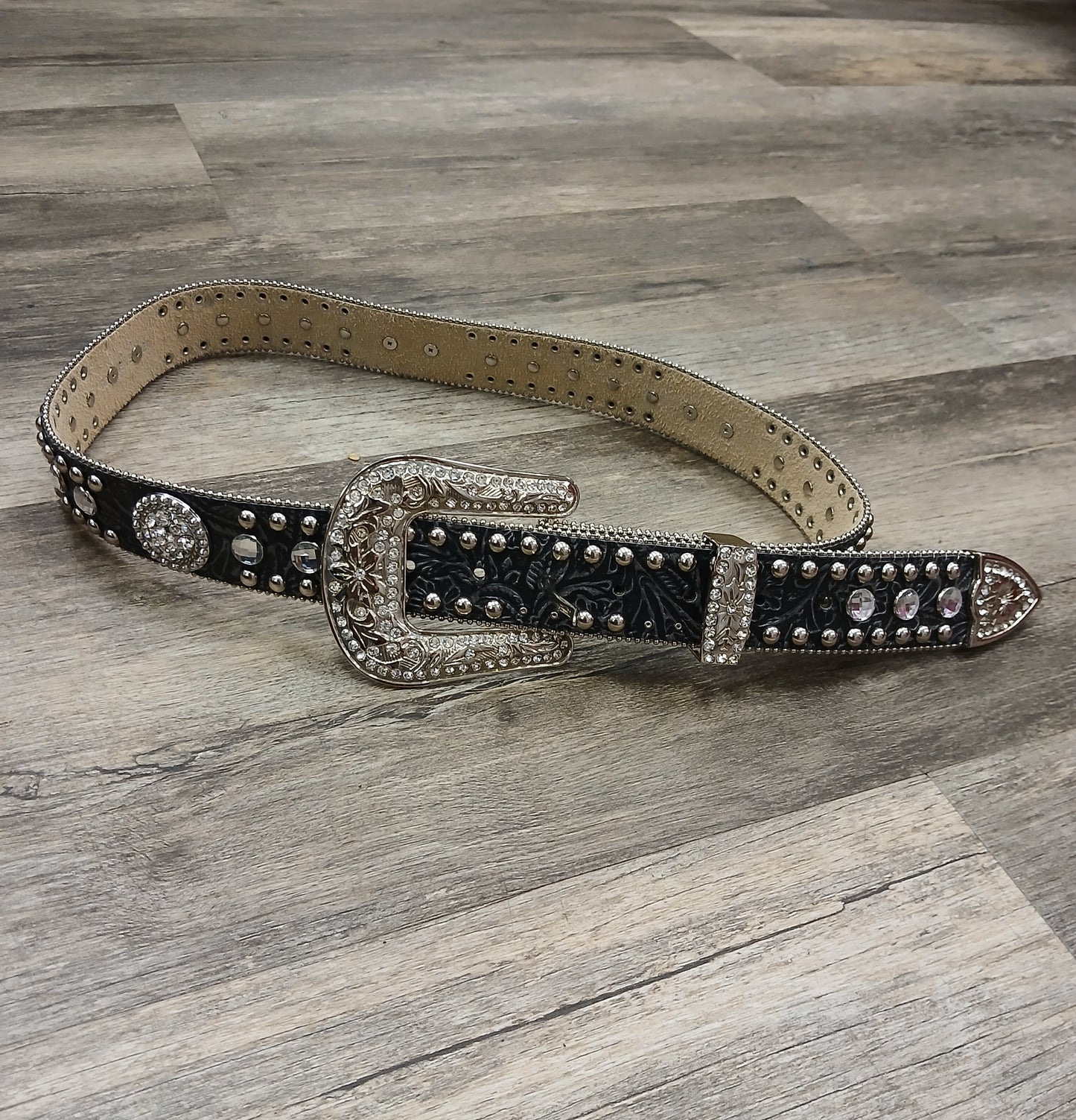 Studded Rhinestone Belt rs 68 - Scarlett's Riverside Boutique