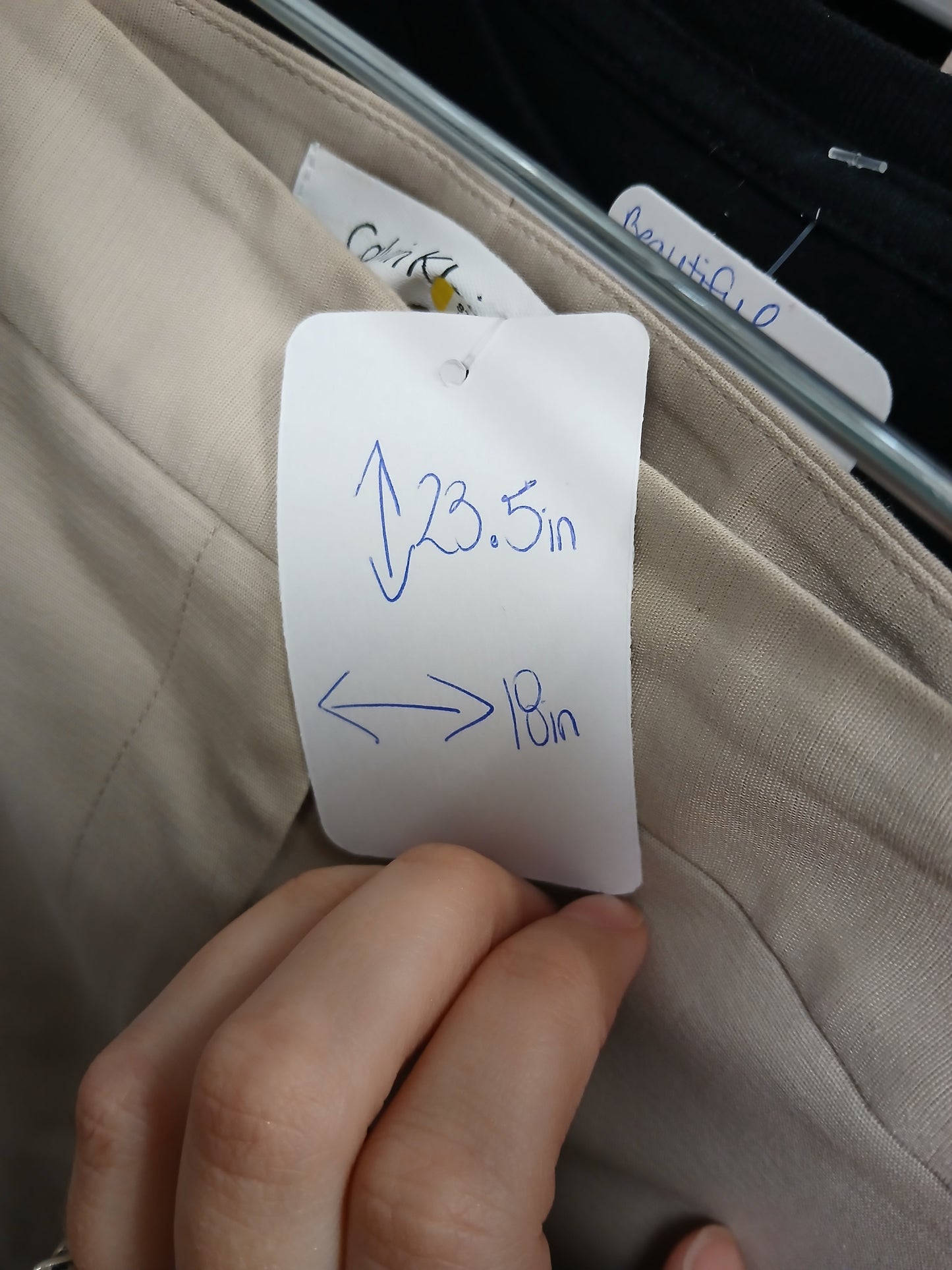 Calvin Klein Beige Skirt RS 67 - Scarlett's Riverside Boutique
