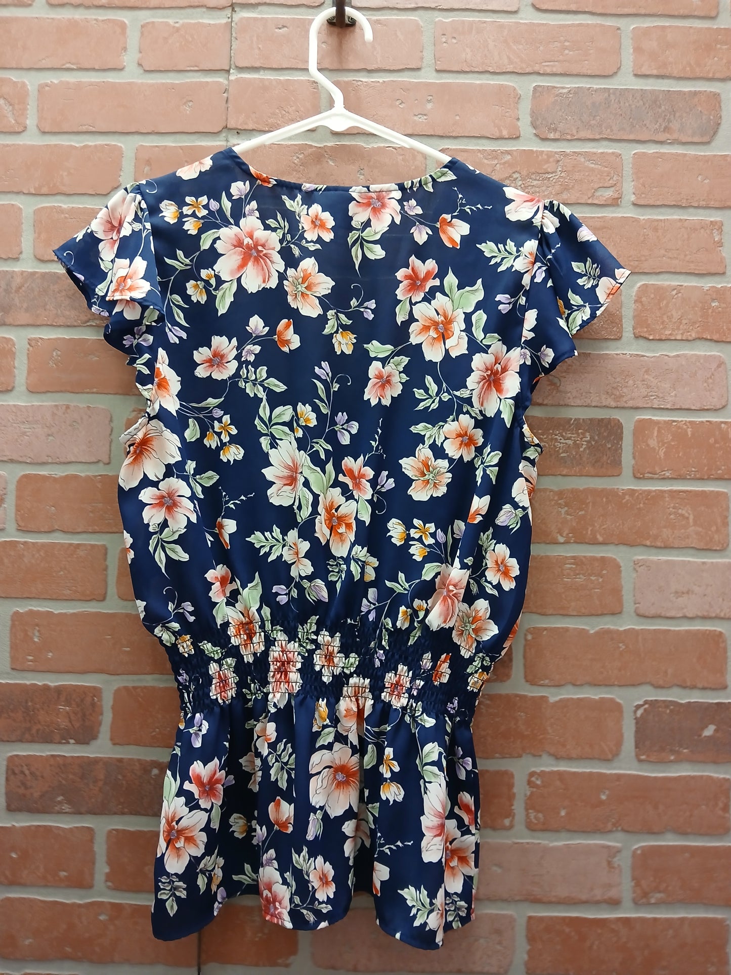 Floral Smocked Blouse - Scarlett's Riverside Boutique