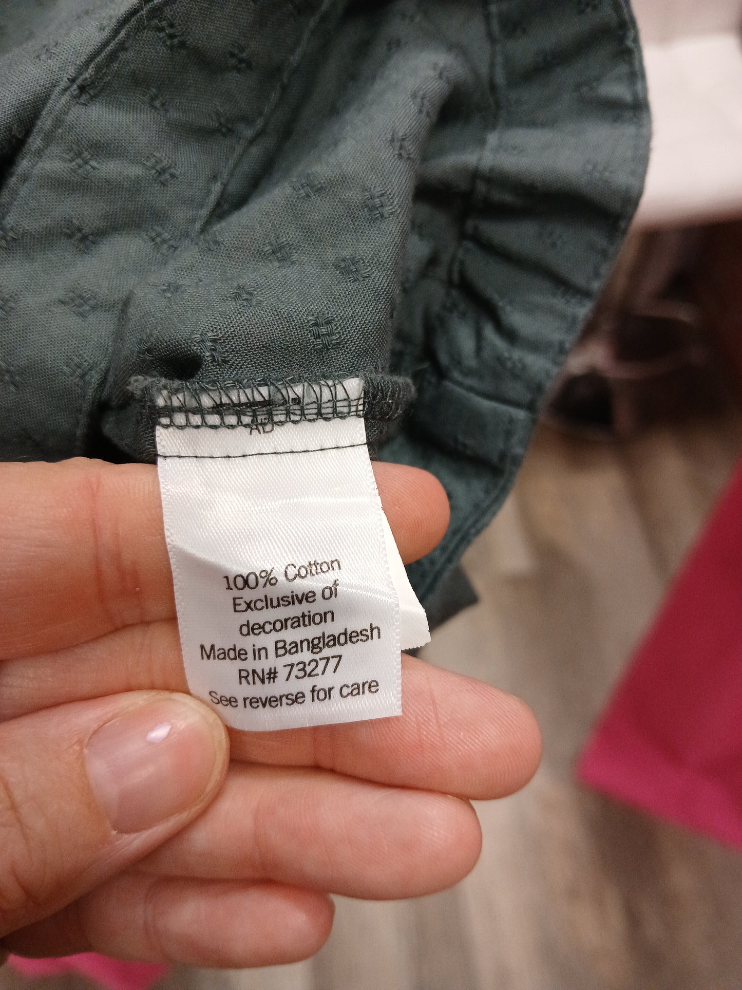 Green Half Sleeve, size S Blouse RS 73 - Scarlett's Riverside Boutique