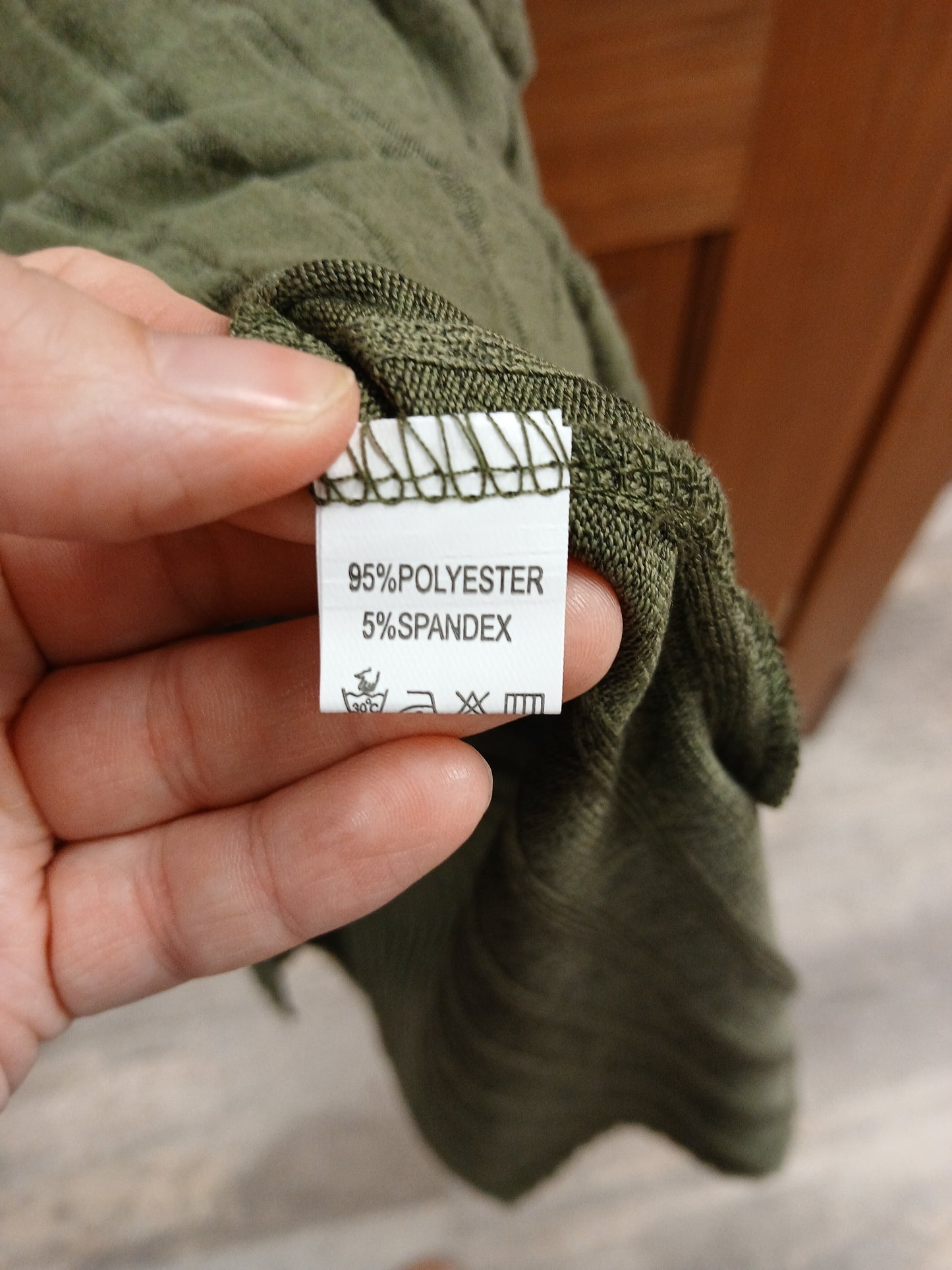 Green Raised Lined Short Sleeve Blouse - Scarlett's Riverside Boutique