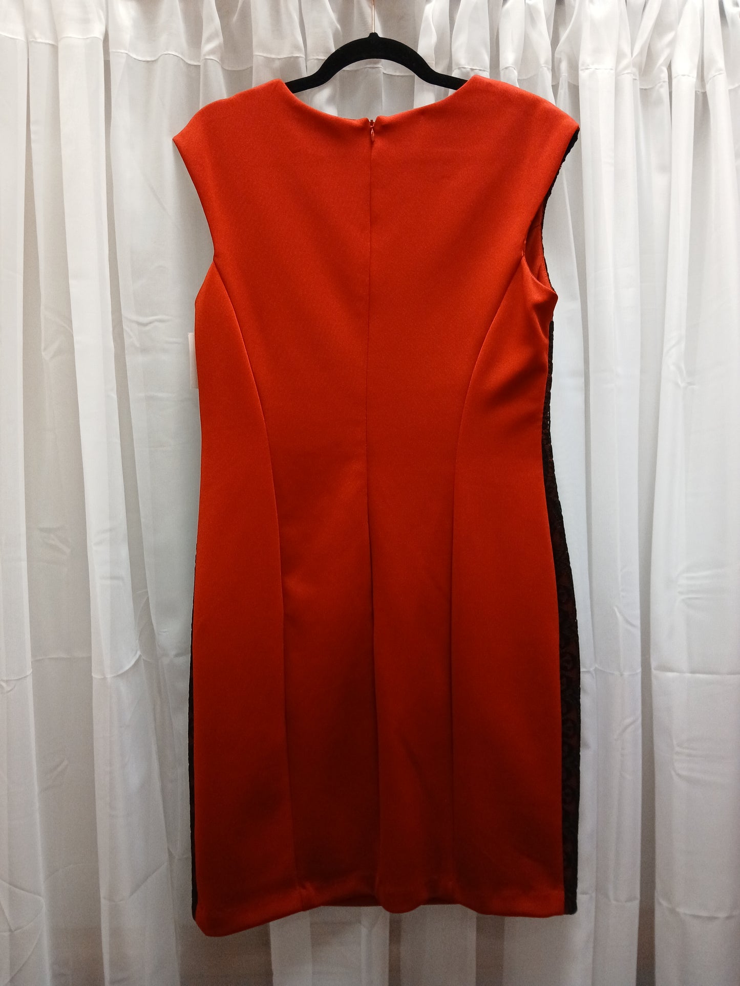 Red Dressbarn Dress w/ Black Lace. Size 10. RS 24 - Scarlett's Riverside Boutique