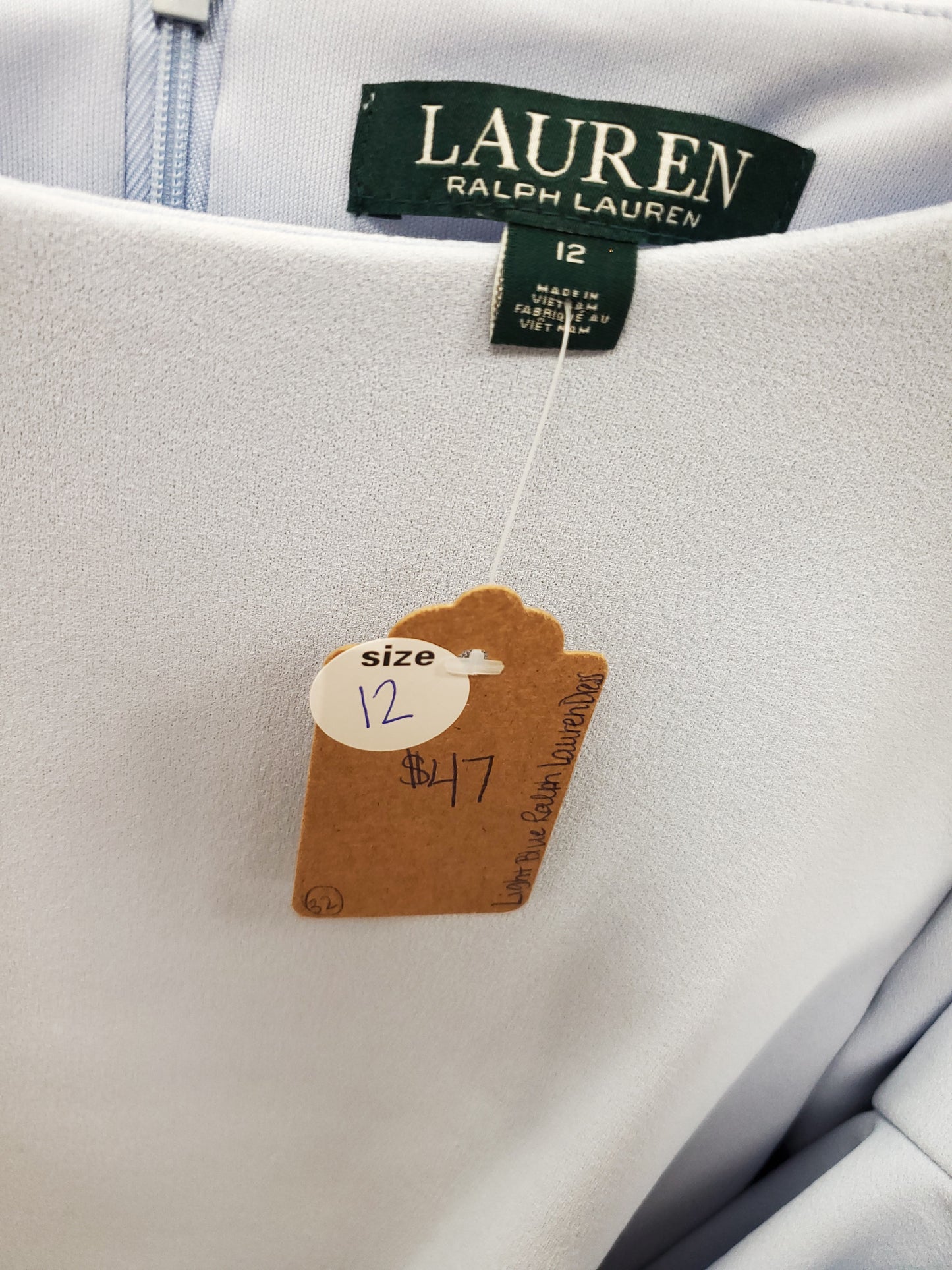 Light Blue Ralph Lauren Dress RS 32 - Scarlett's Riverside Boutique
