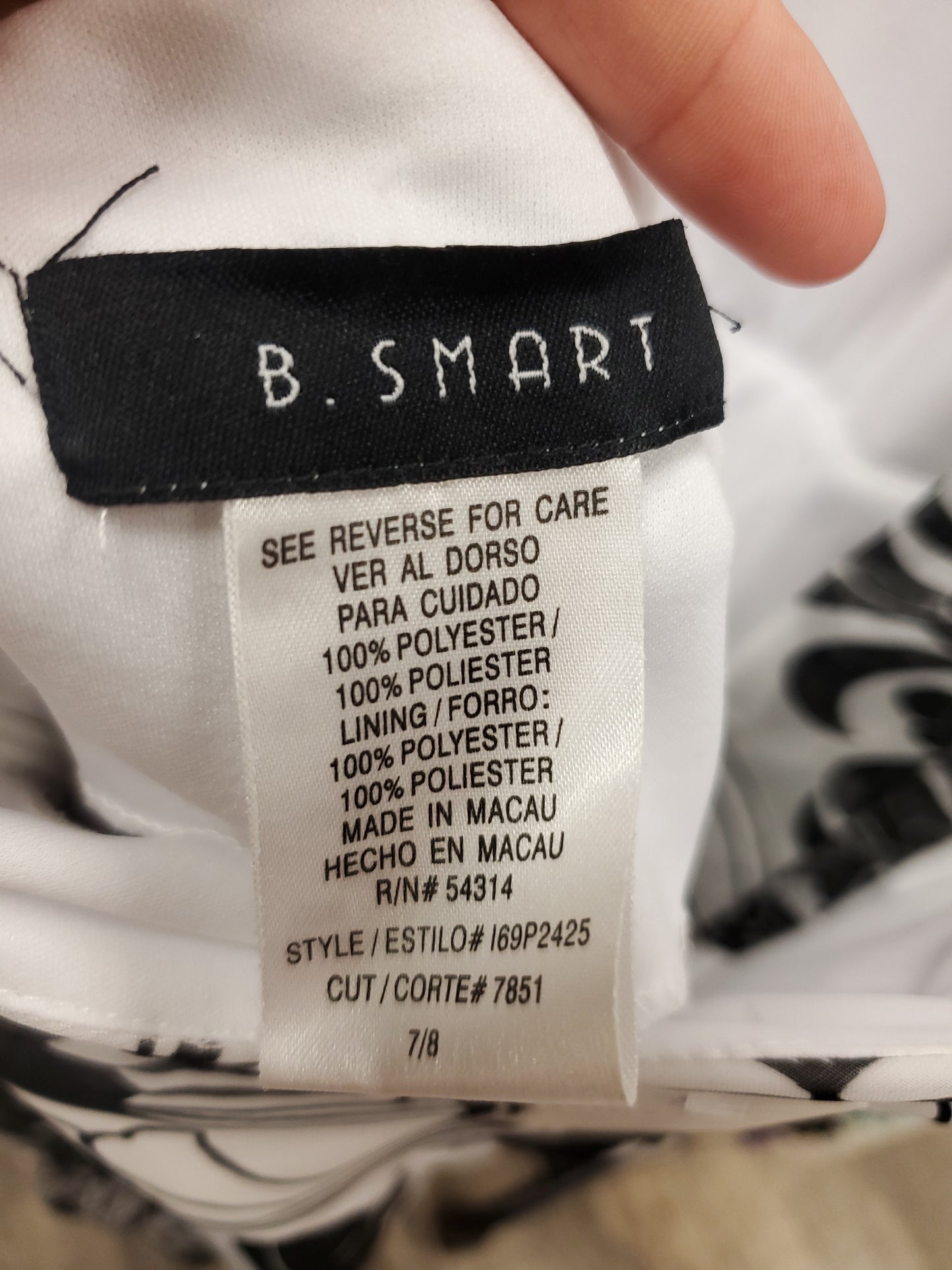 Black and White Floral Dress - Scarlett's Riverside Boutique