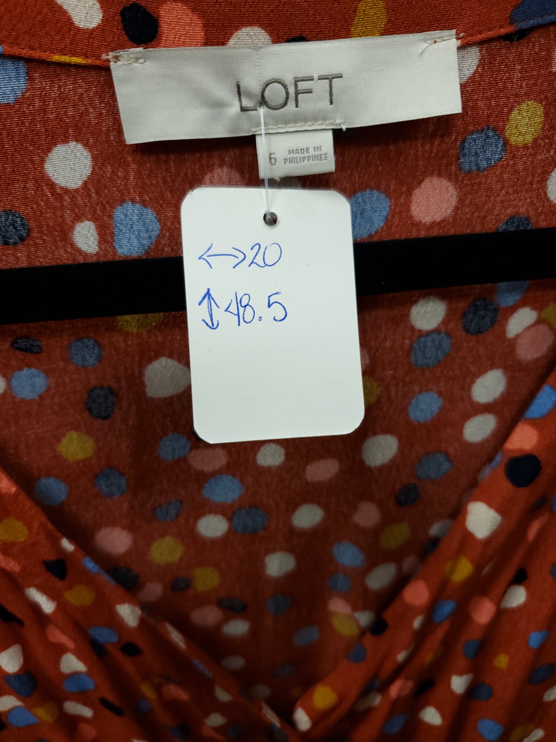 Orange Dress Polka Dot dress, size 6. RS 29 - Scarlett's Riverside Boutique