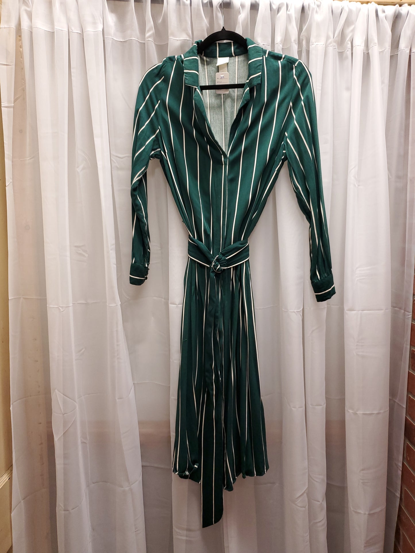 Green Striped H&M Dress RS 29 - Scarlett's Riverside Boutique