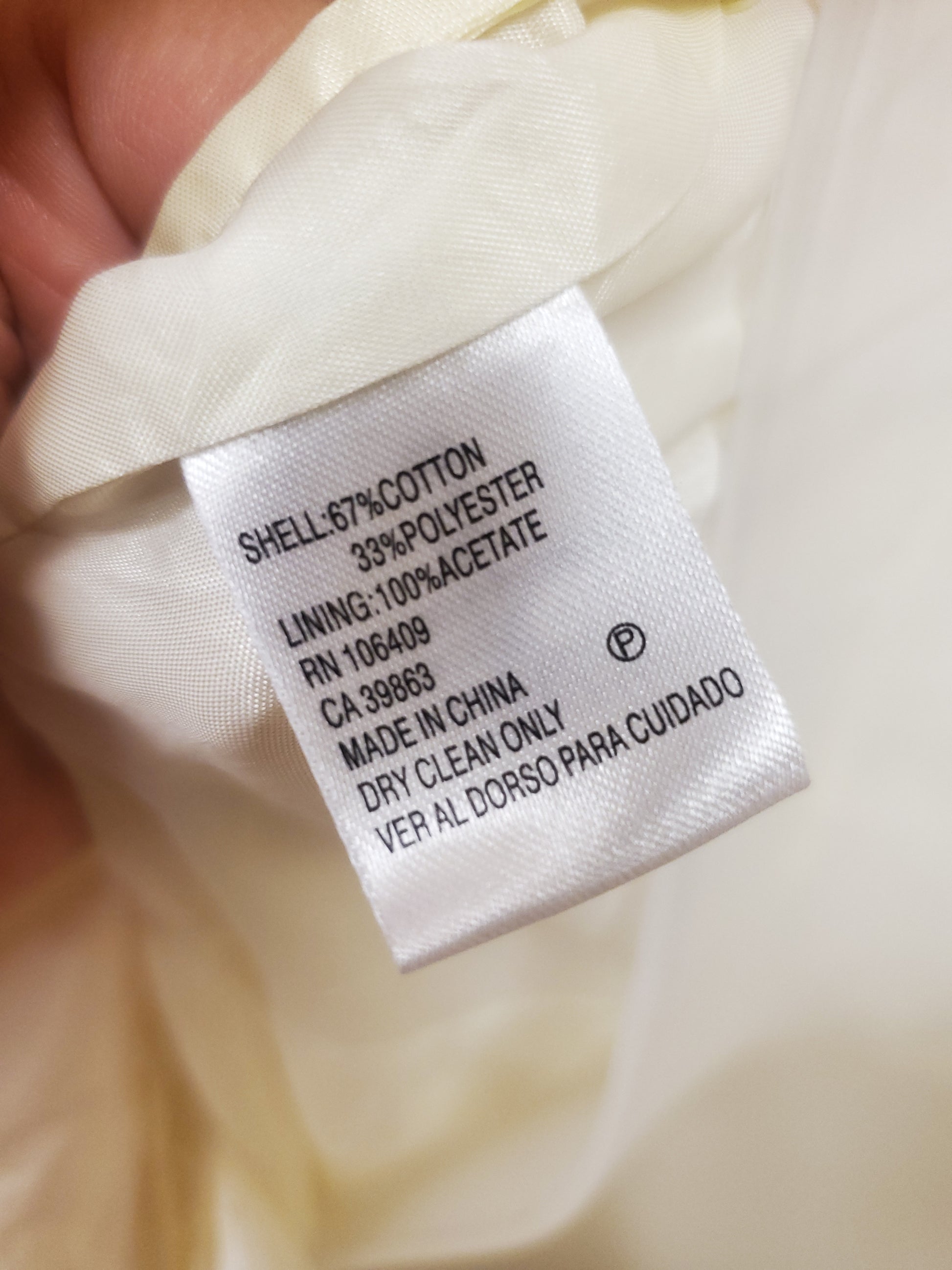 Antonio Melani white dress, size 6. - Scarlett's Riverside Boutique