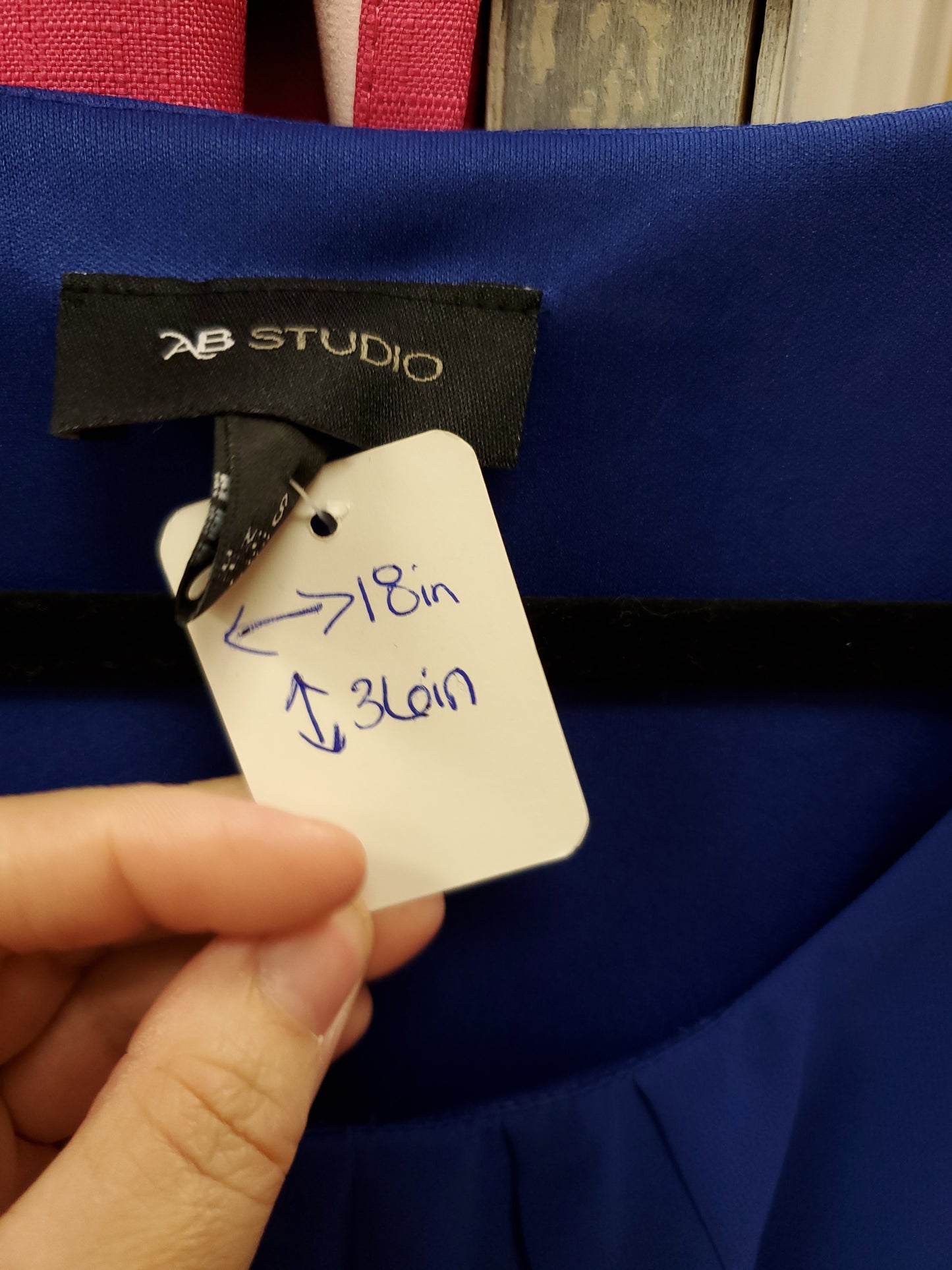 AB Studio. Blue Dress. Size S. RS 73. - Scarlett's Riverside Boutique
