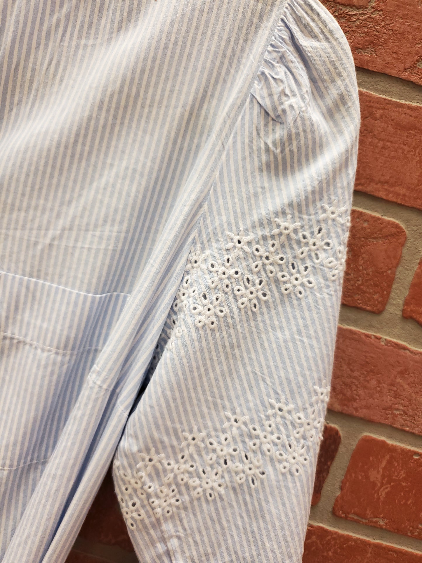 Loft. Blue and White Striped Dress. - Scarlett's Riverside Boutique