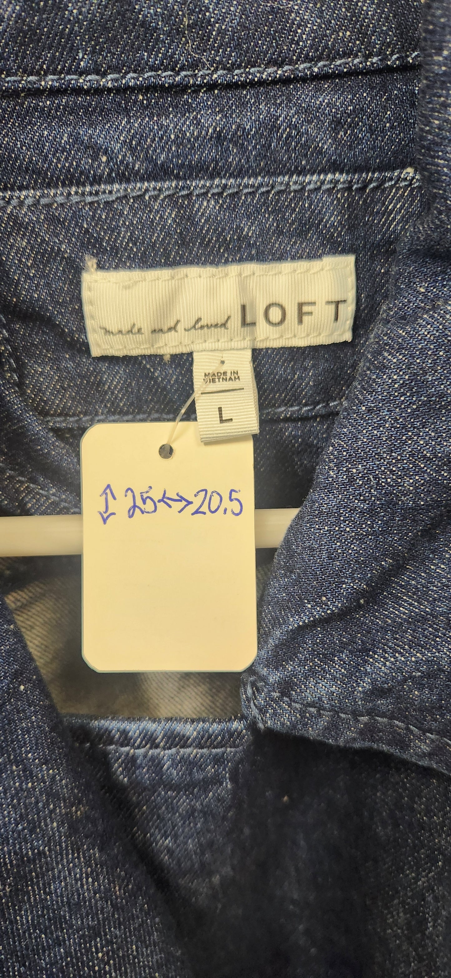 Loft Denim Moto Jacket Size Large RS 29 - Scarlett's Riverside Boutique