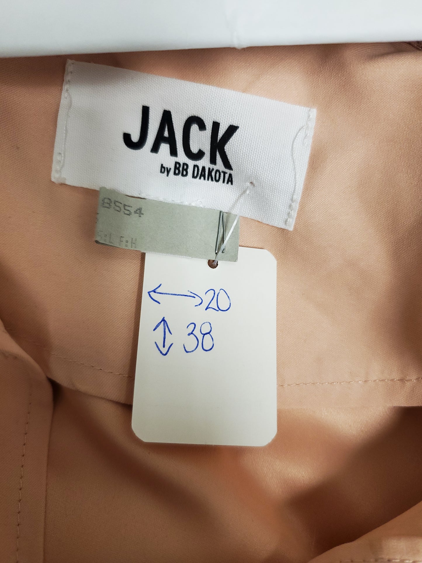 Jack by BB Dakota. Pink button down trench jacket. Size L. RS 78 - Scarlett's Riverside Boutique