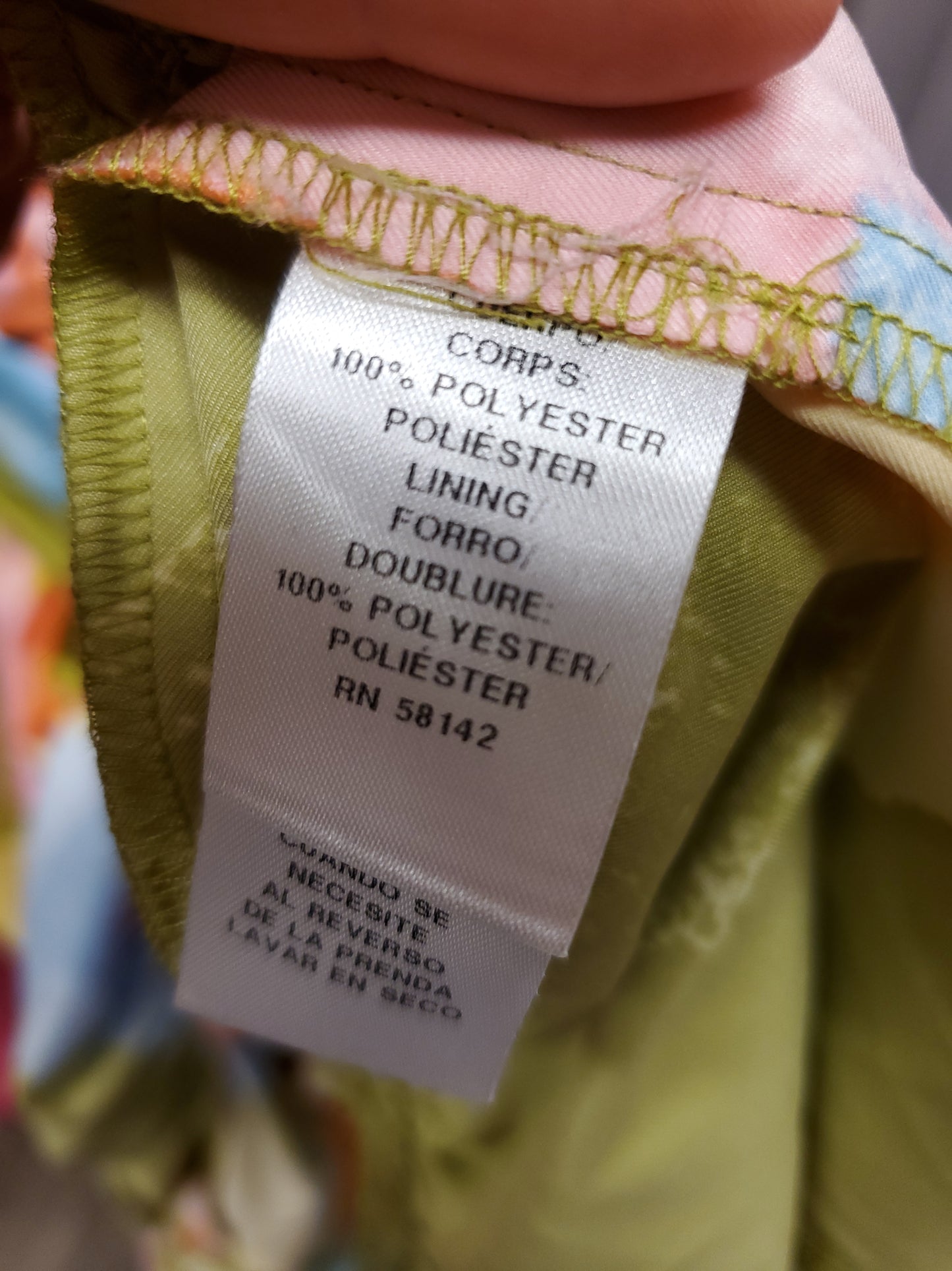 Donna Morgan. Multi Colored Dress. Size 8. RS 29. - Scarlett's Riverside Boutique