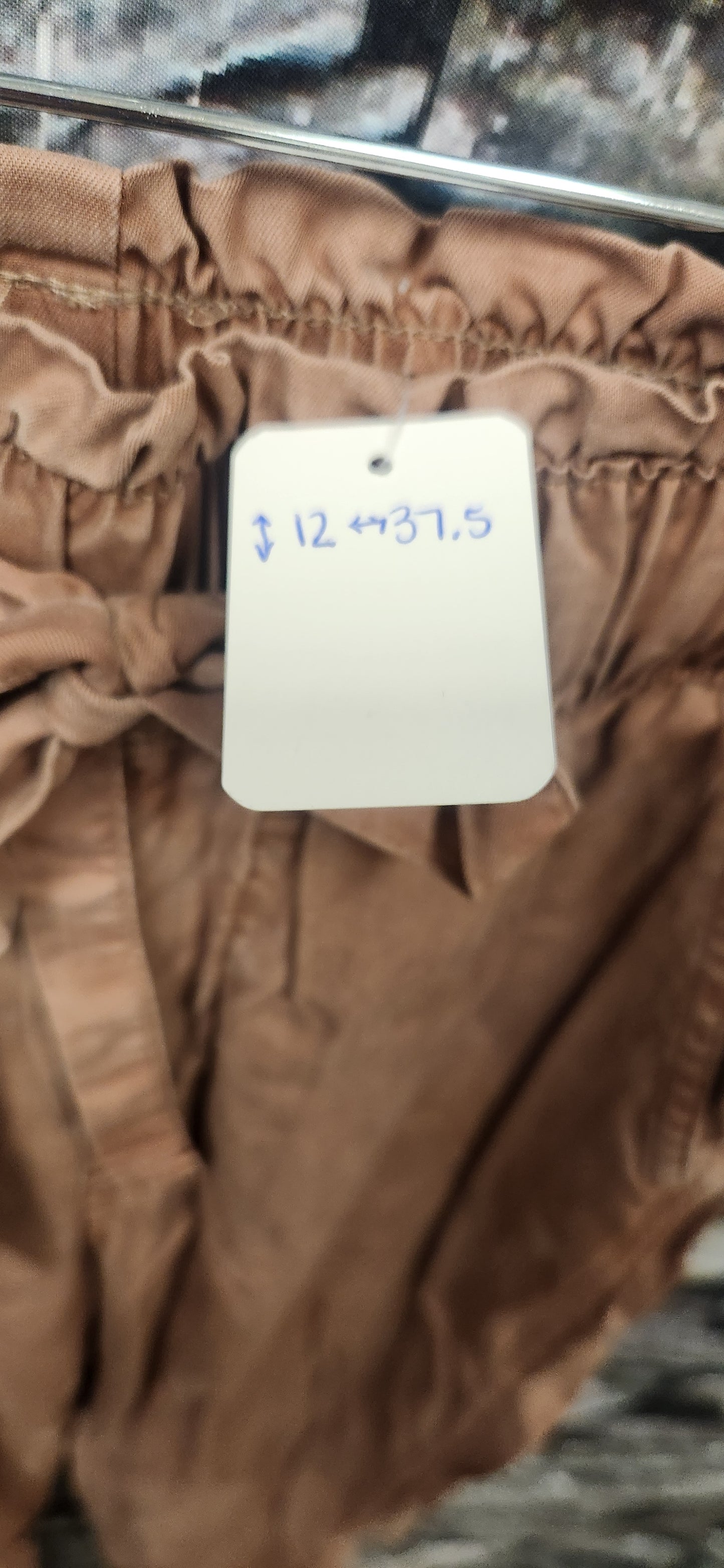 Brown Tie Joggers XS RS 72 - Scarlett's Riverside Boutique