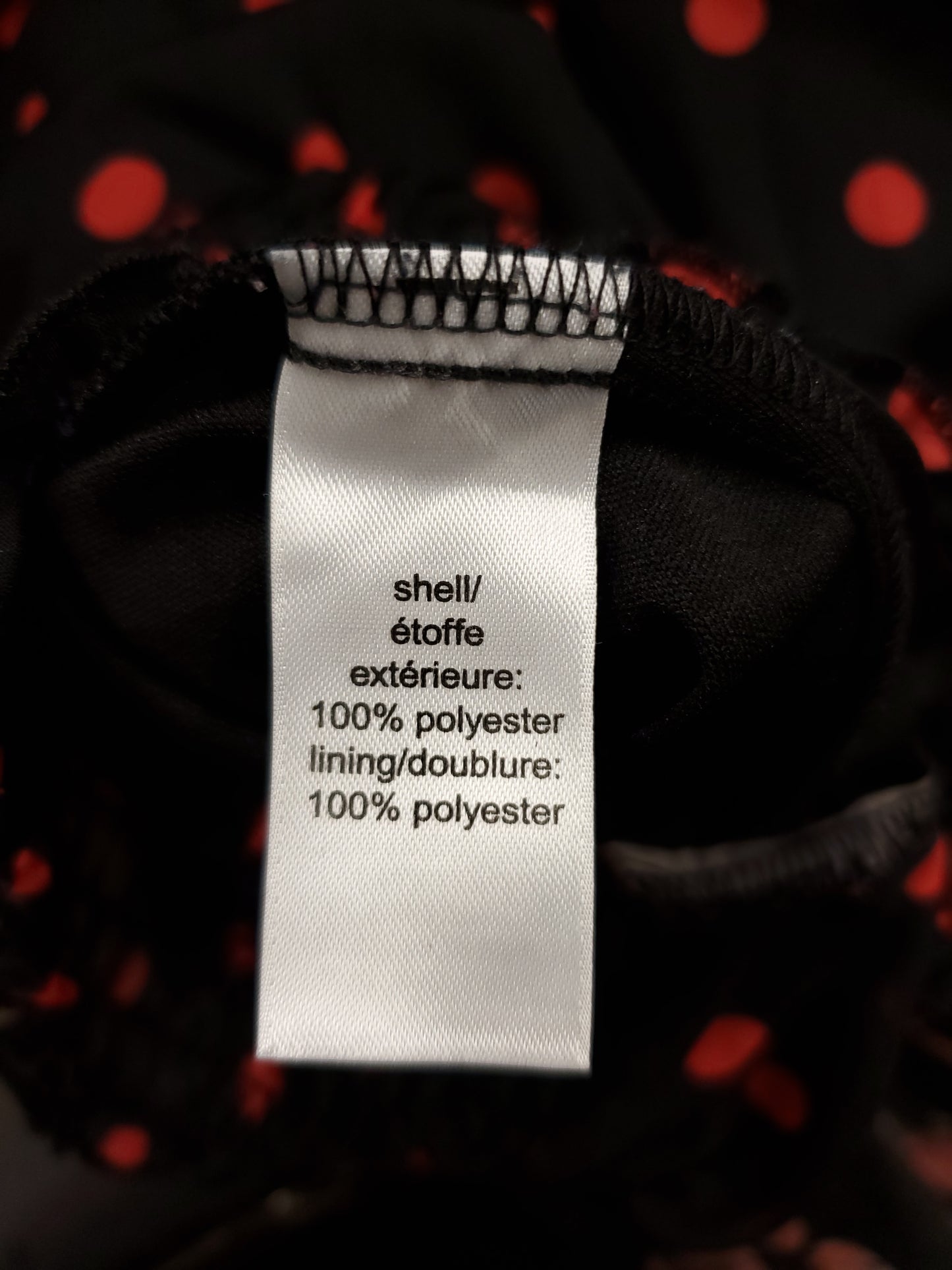 Maurices Black and Red Polka Dot Blouse. Size L. RS 9. - Scarlett's Riverside Boutique