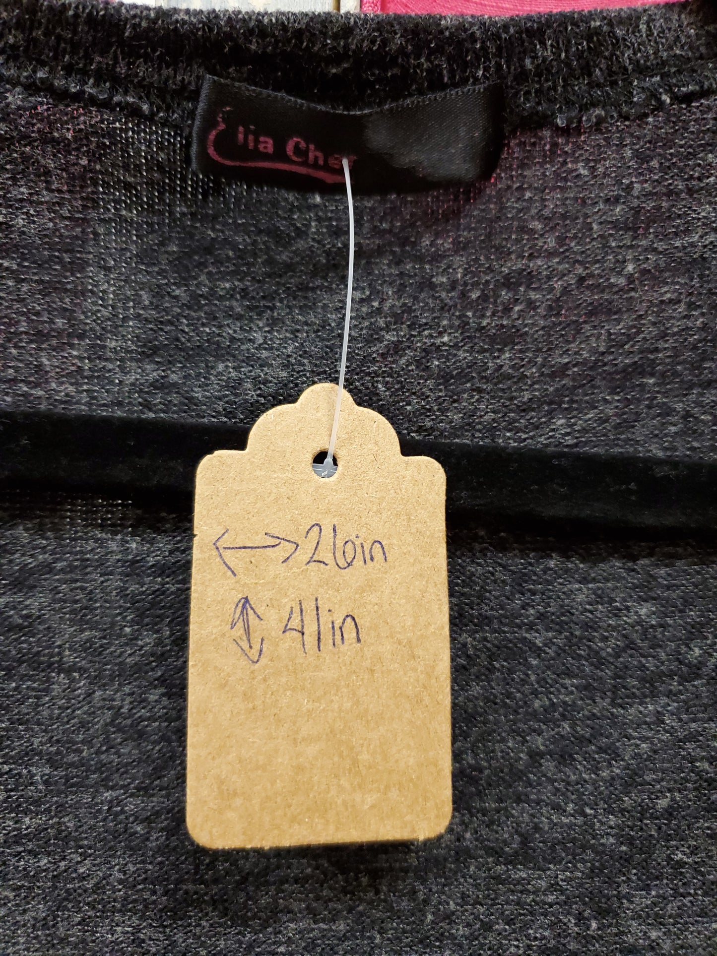 Elia Cher Charcoal Cardigan. Size XL. RS 1. - Scarlett's Riverside Boutique