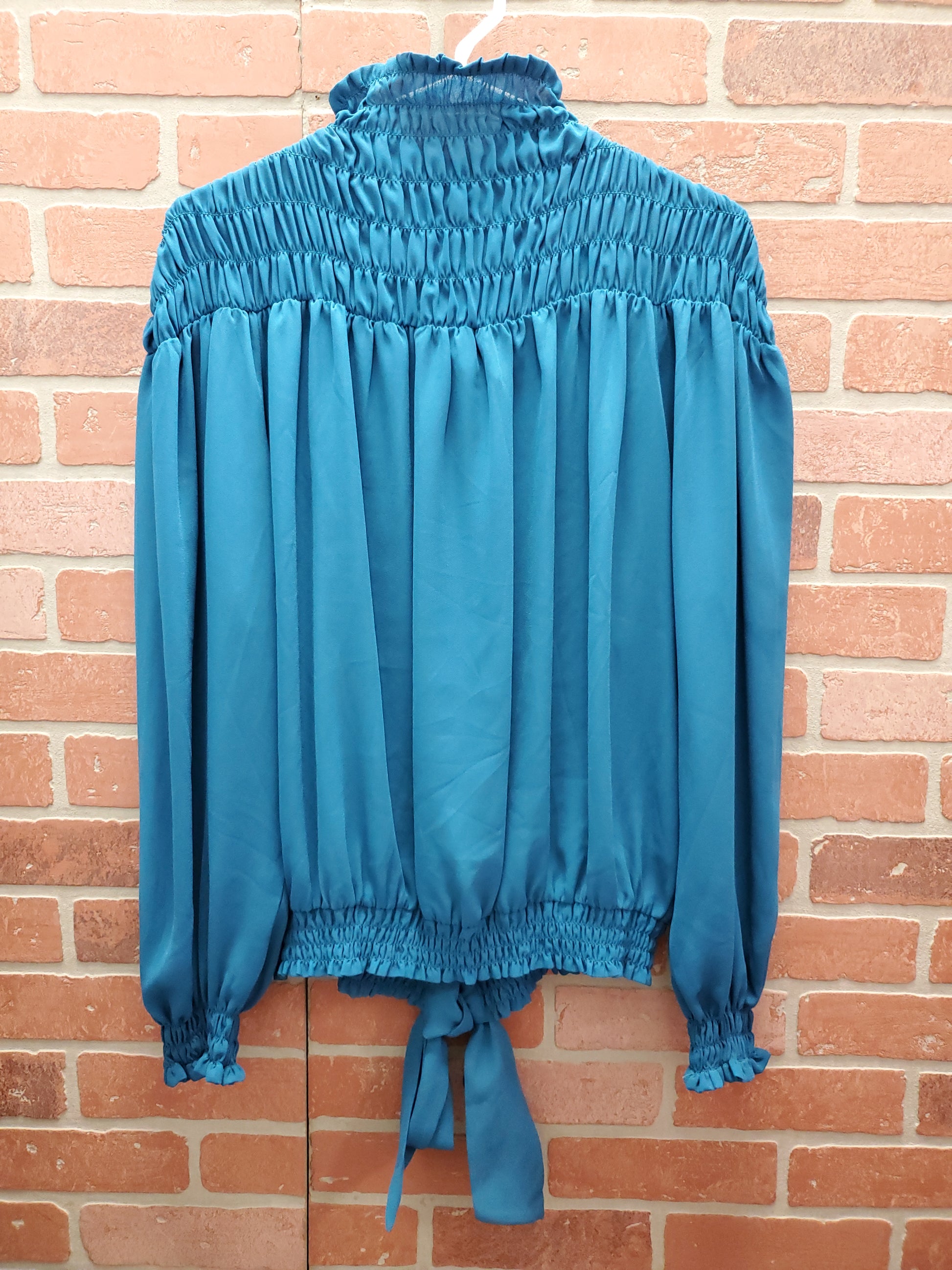 Venus Blue Blouse. Size M. RS 11 - Scarlett's Riverside Boutique