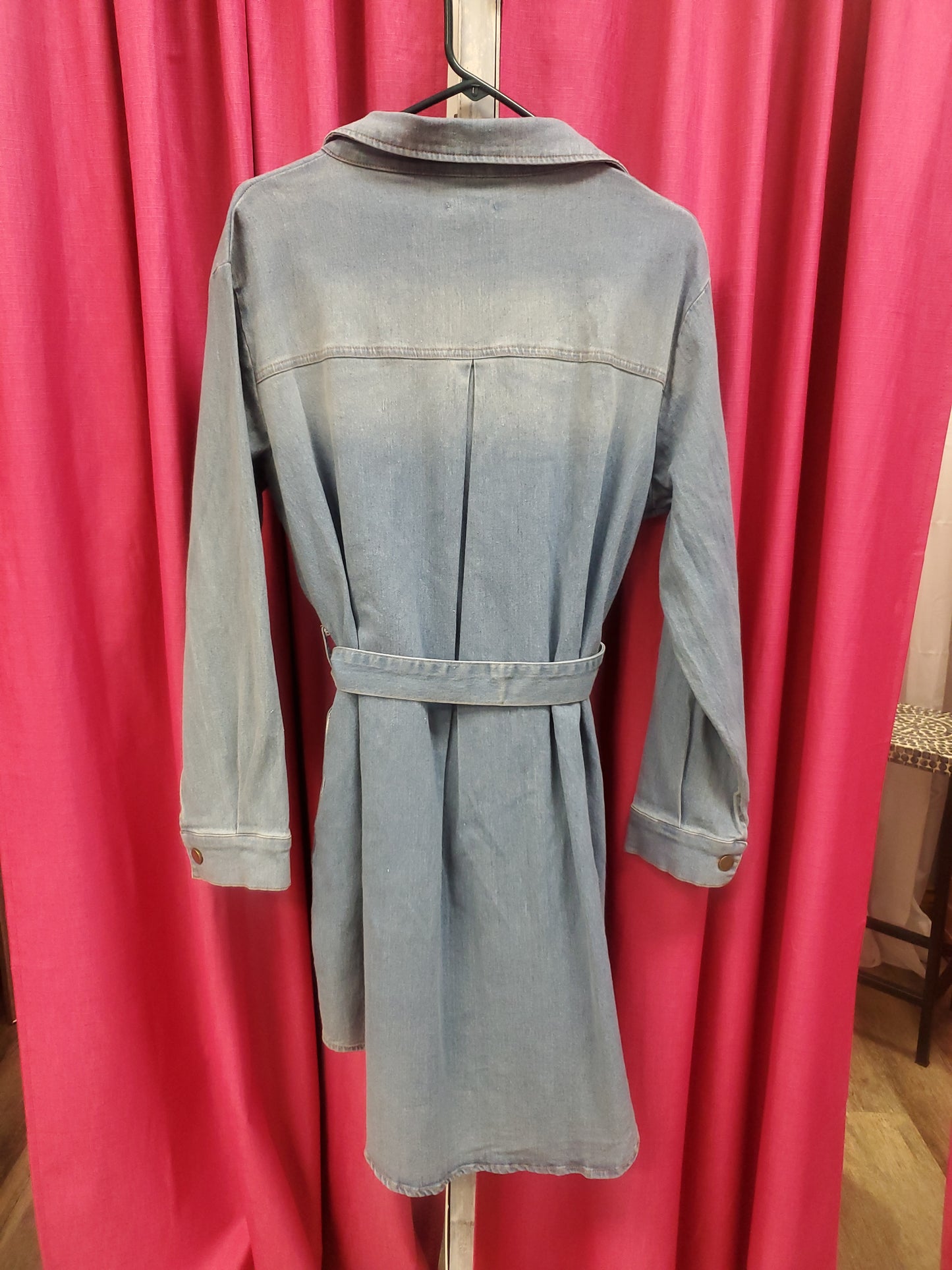 Elsie & Zoey Denim Dress. Size M/L. RS 11. - Scarlett's Riverside Boutique