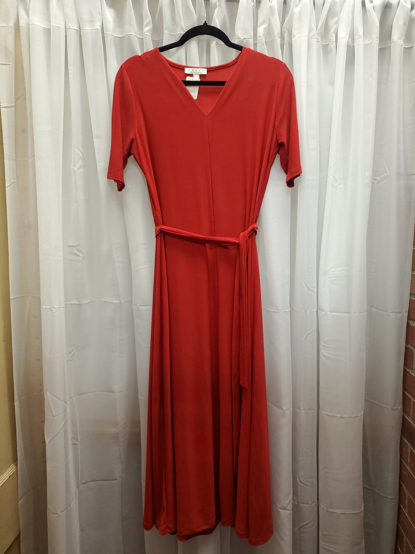 Chaus New York Red Midi Dress. Size M. RS 87 - Scarlett's Riverside Boutique