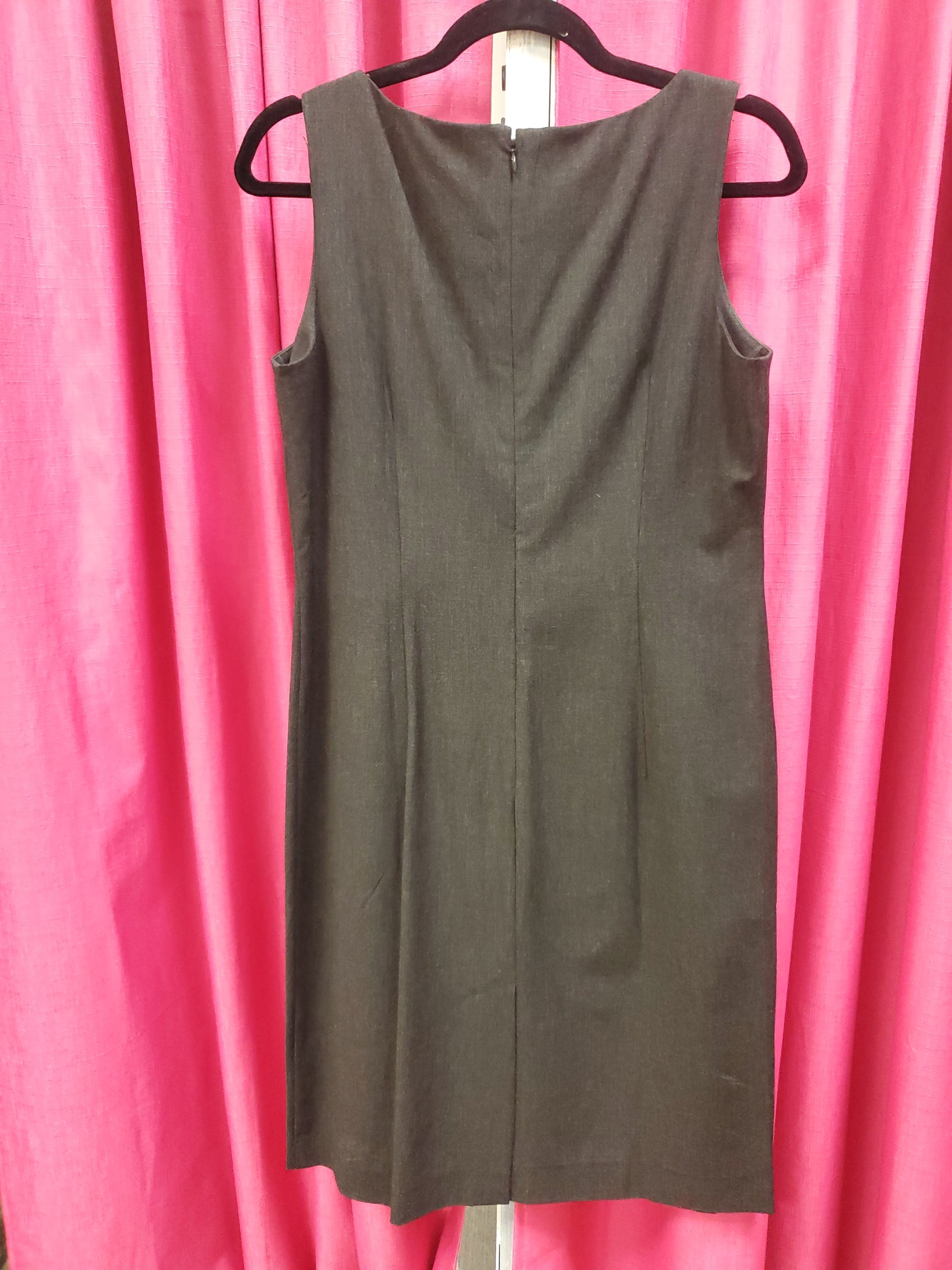 Studio by London Times Charcoal Dress. Size 6. RS 99. - Scarlett's Riverside Boutique