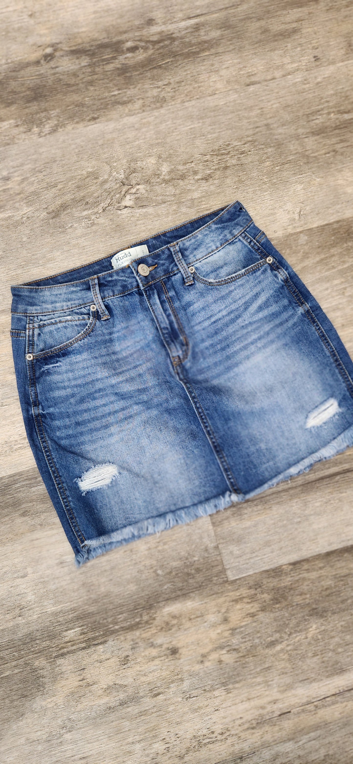 Mudd Jean Skirt RS 44 Size 9 - Scarlett's Riverside Boutique
