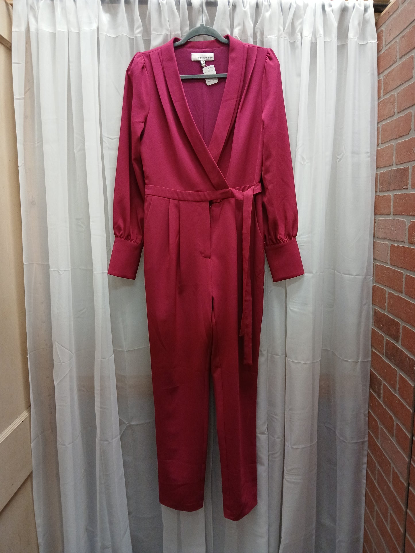 Adelyn Rae Fushia Jumpsuit. Size M. RS 87 - Scarlett's Riverside Boutique