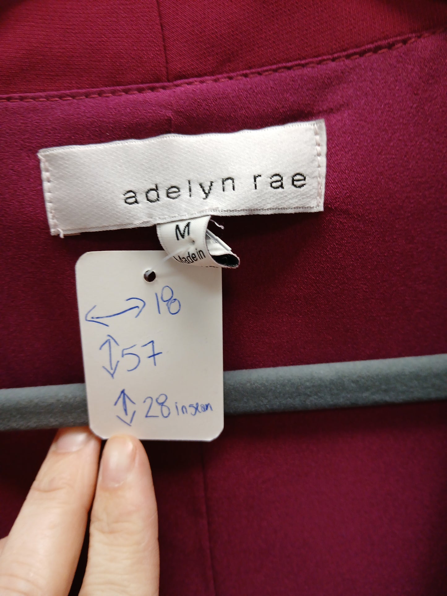 Adelyn Rae Fushia Jumpsuit. Size M. RS 87 - Scarlett's Riverside Boutique