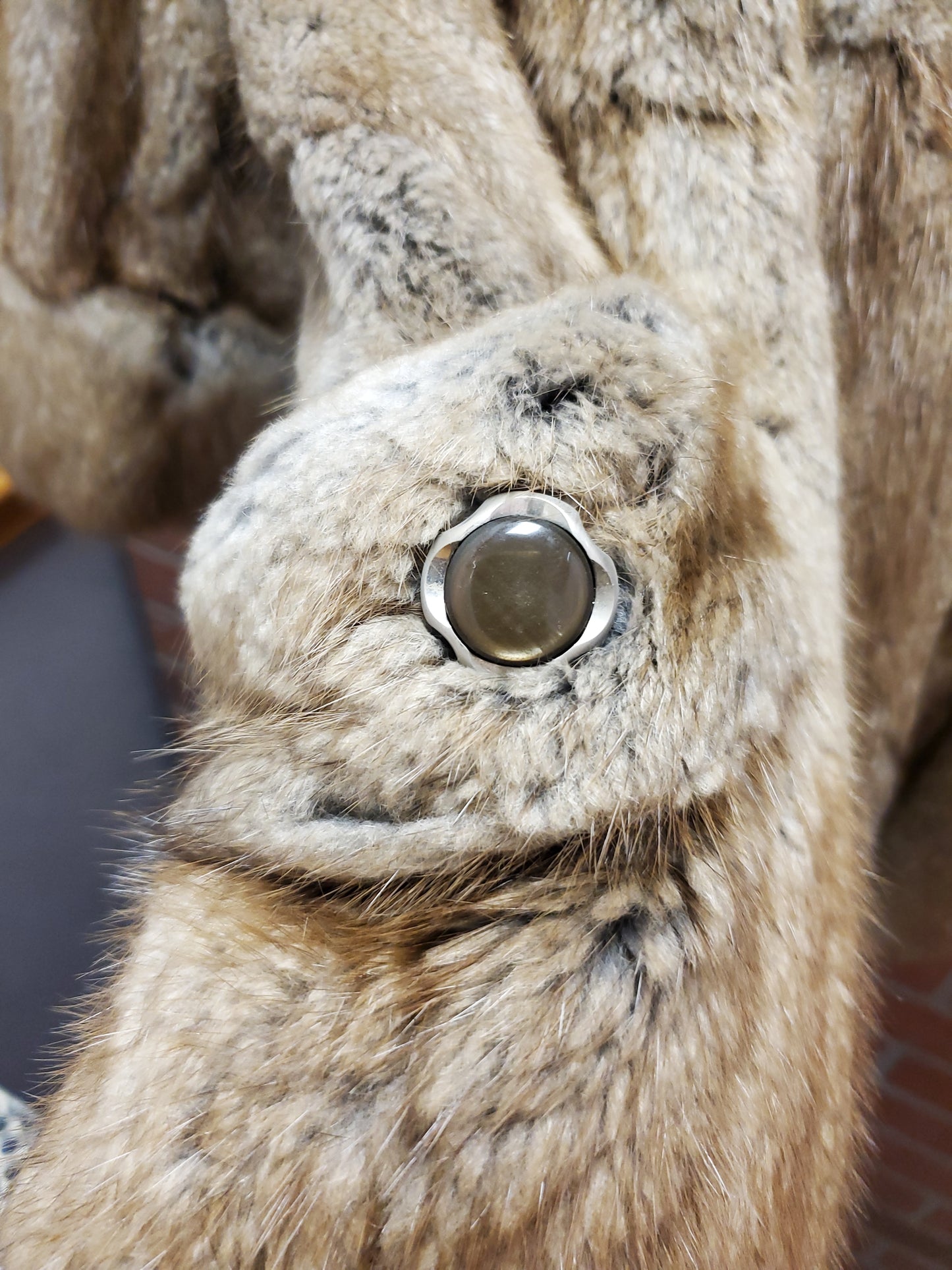 Fur Innovations Coat. Size M/L. RS 88. - Scarlett's Riverside Boutique