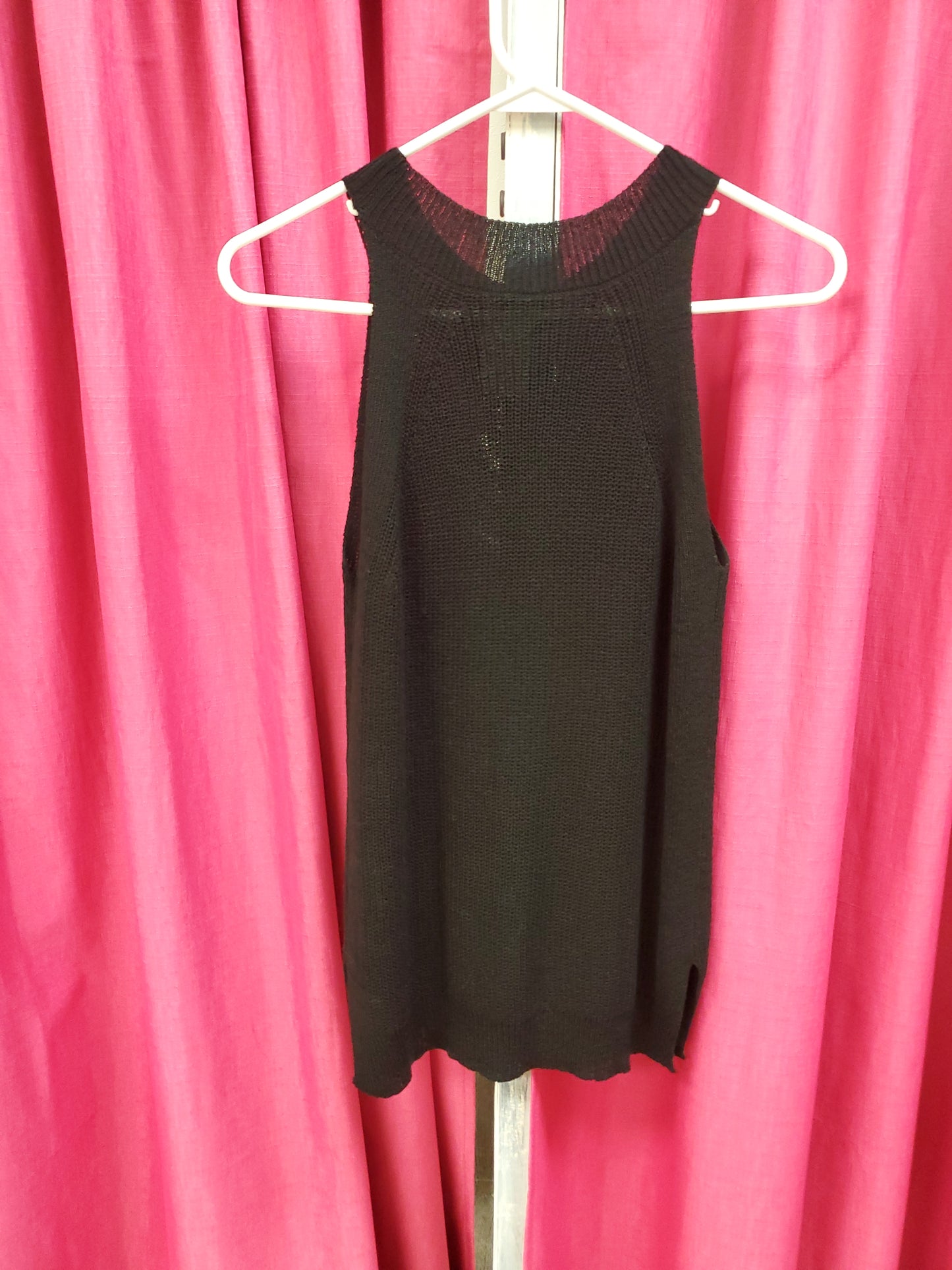 Black Knitted Halter Top. Size S. RS 81. - Scarlett's Riverside Boutique