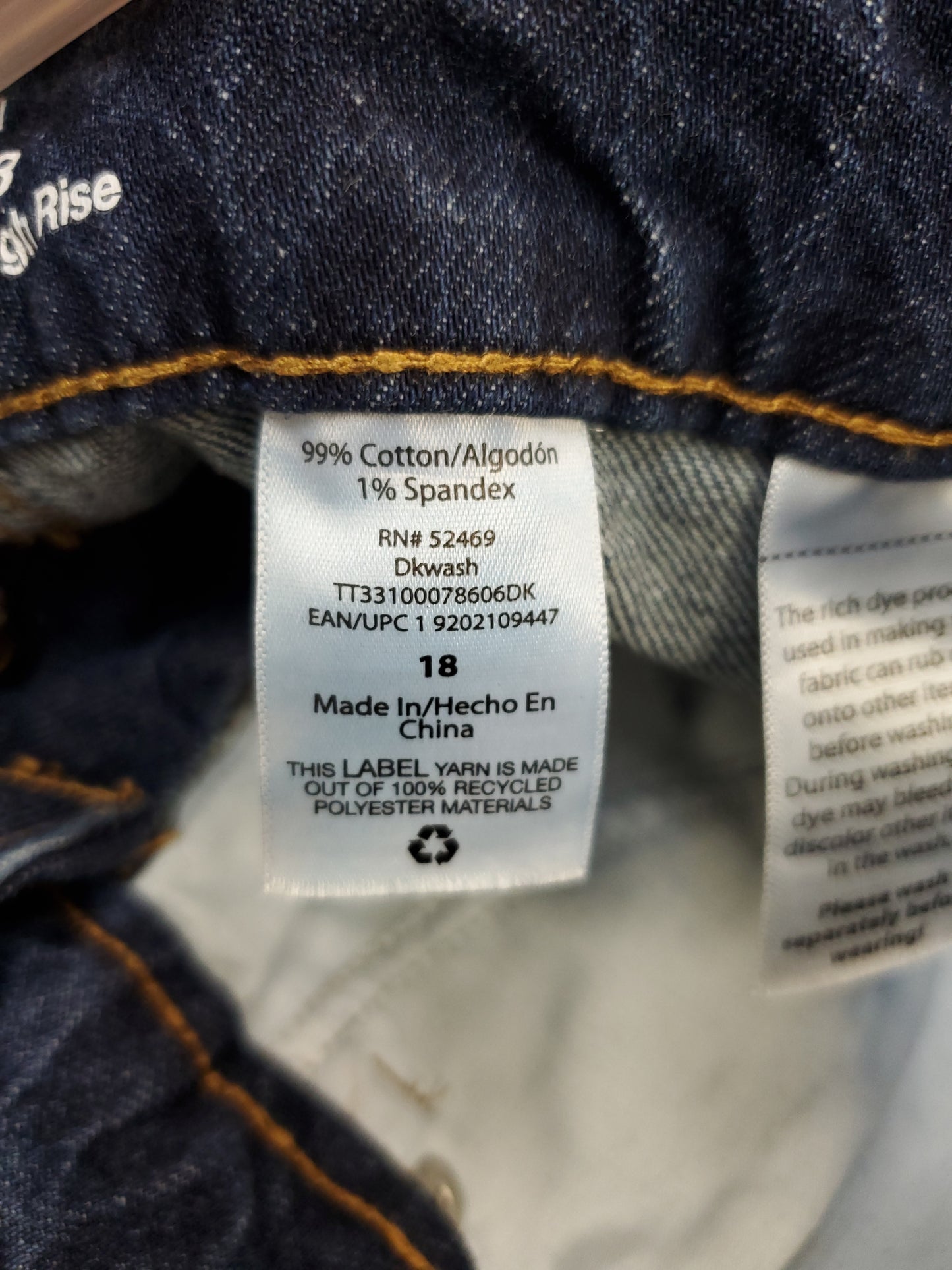 Time and Tru High Rise Blue Jeans. Size 18. RS 88 - Scarlett's Riverside Boutique