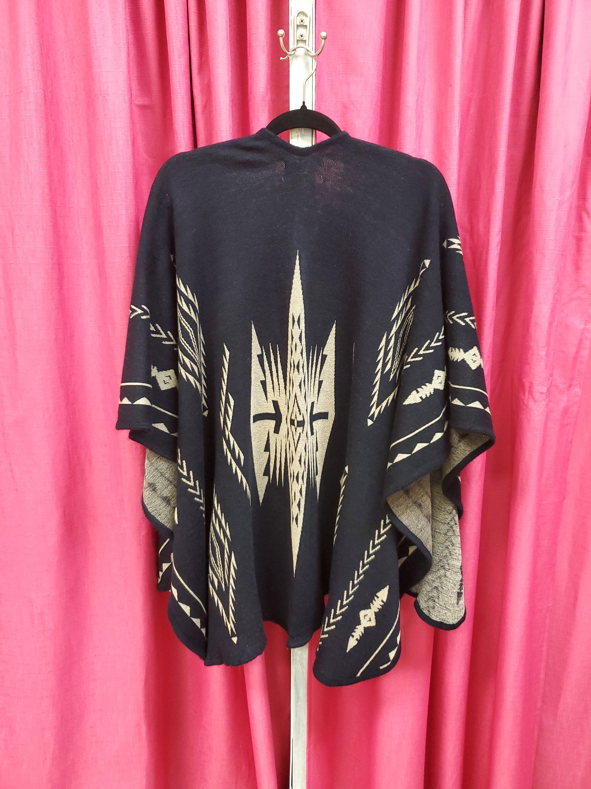 Francescas Navy Aztec Cardigan. Size S. RS 99. - Scarlett's Riverside Boutique
