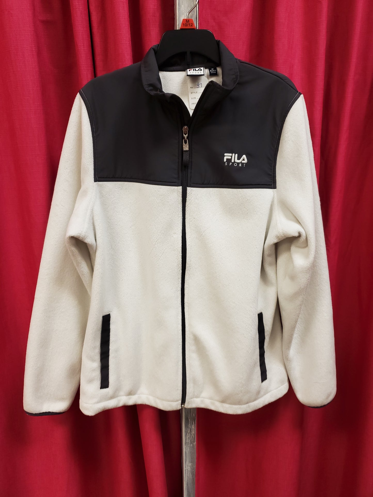 Fila White & Grey Jacket. Size M. RS 37 - Scarlett's Riverside Boutique