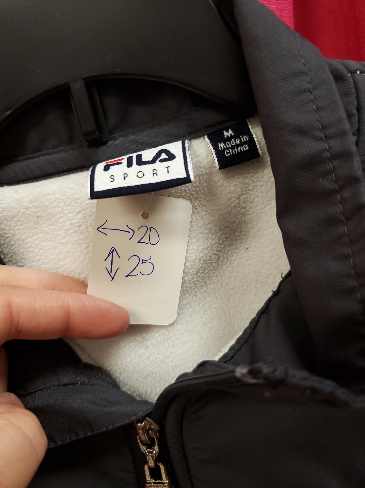 Fila White & Grey Jacket. Size M. RS 37 - Scarlett's Riverside Boutique