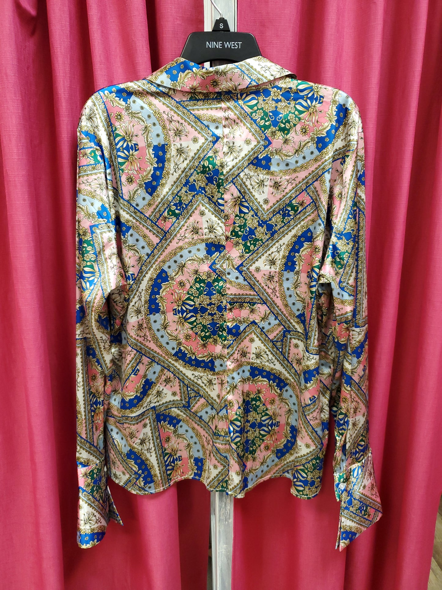 Boston Proper Multi Color Button Down. Size 18. RS 91 - Scarlett's Riverside Boutique