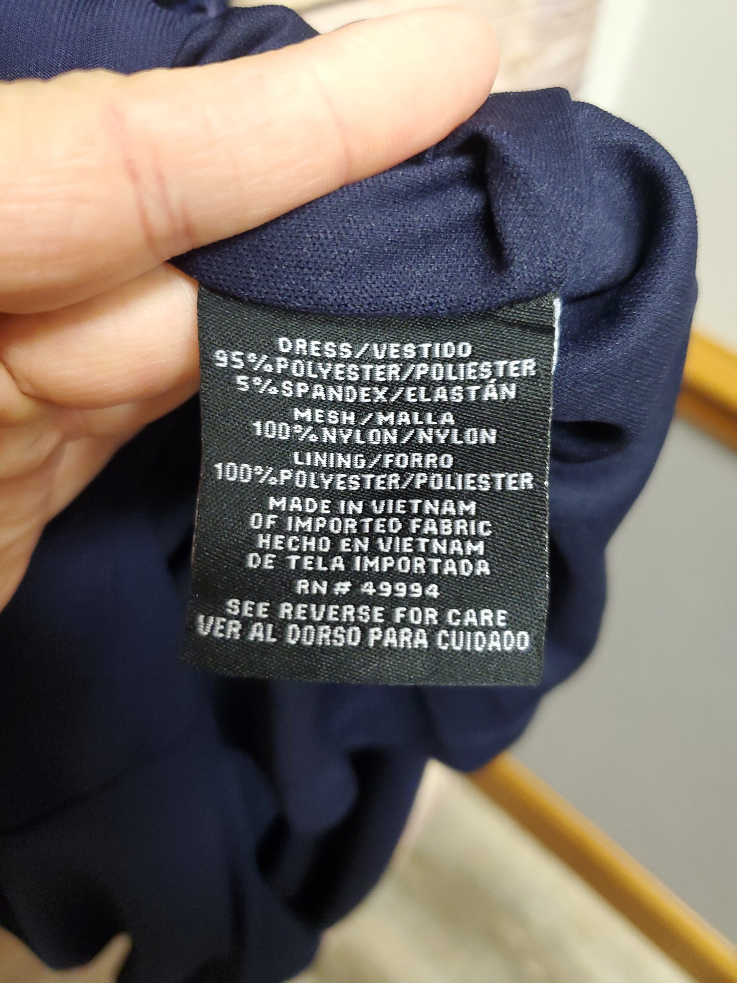 R & M Richards Navy Blue Dress. Size 18. RS 91 - Scarlett's Riverside Boutique