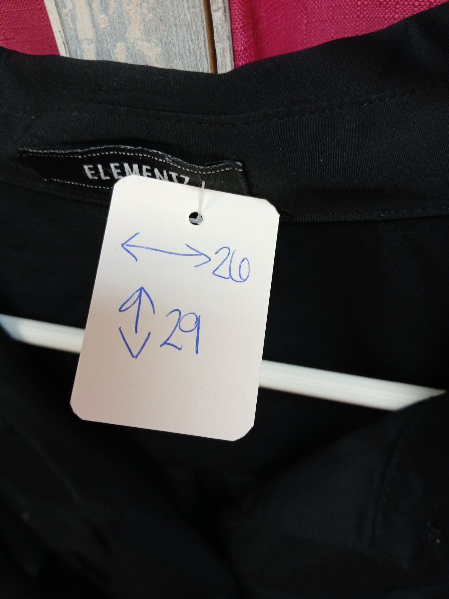 Elementz Black Button Down Blouse. Size 2X. RS 91 - Scarlett's Riverside Boutique