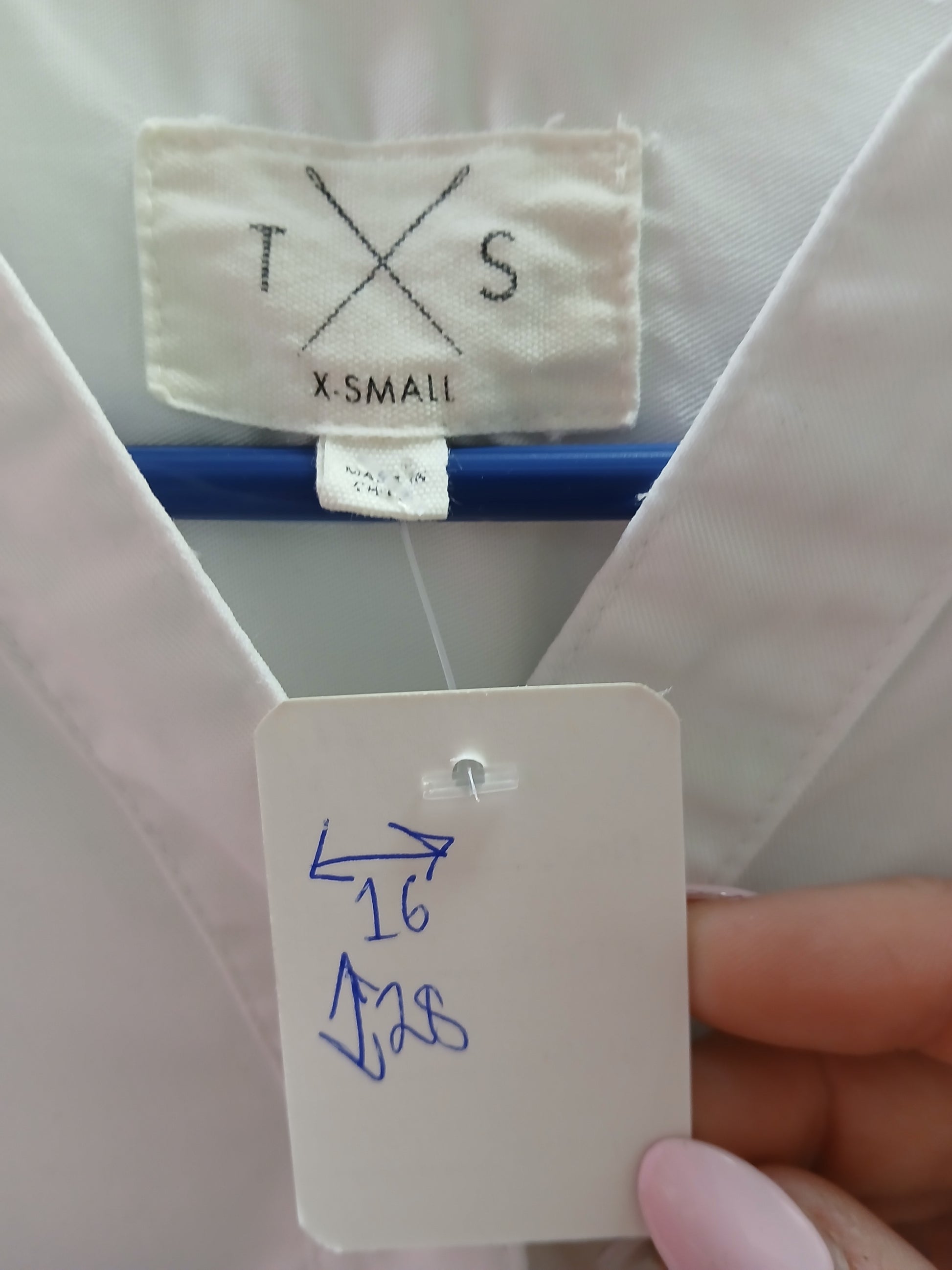 TS XS White Blouse RS 99 - Scarlett's Riverside Boutique